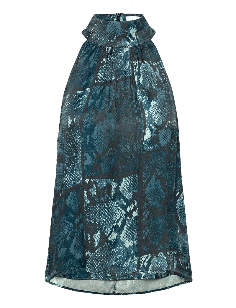 2NDDAY - 2ND Aqualita - Viscose - Ärmellose tops - ensign blue snake aop - 1