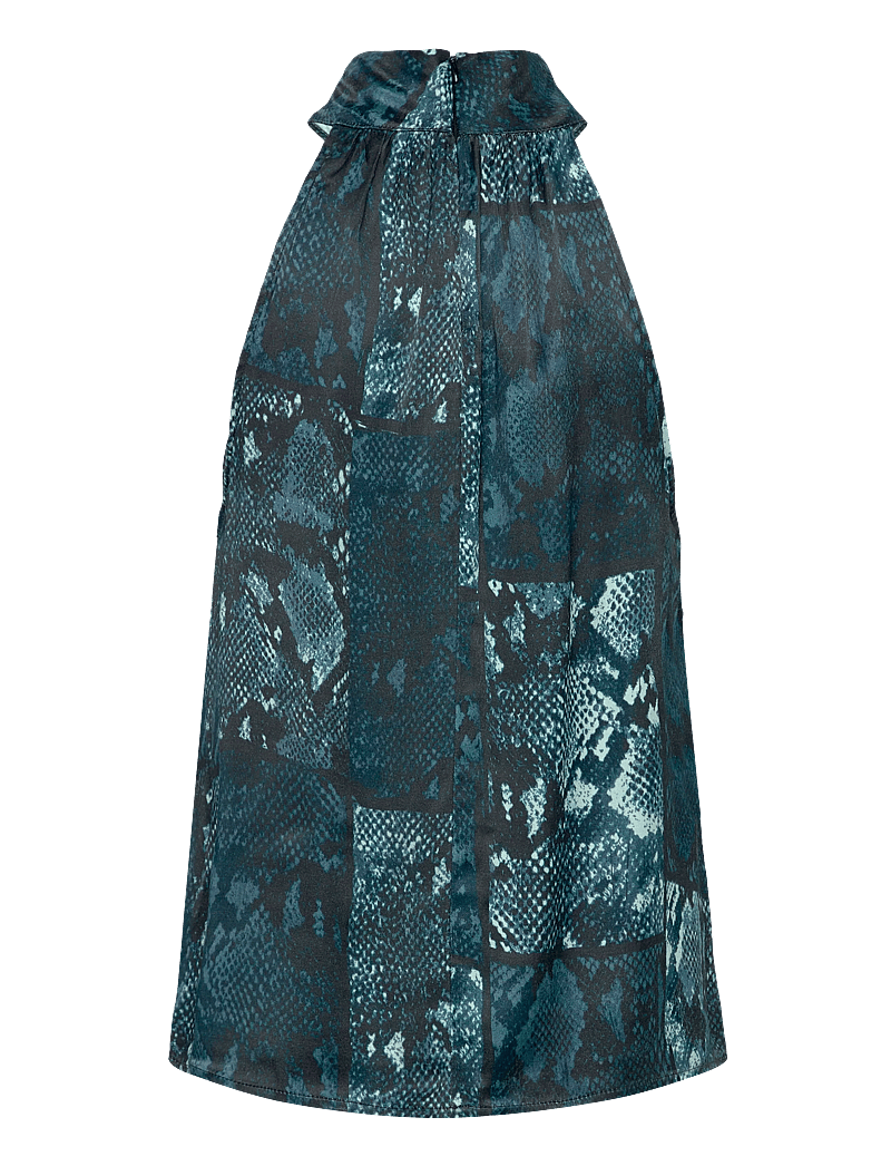 2NDDAY - 2ND Aqualita - Viscose - Ärmellose tops - ensign blue snake aop - 2
