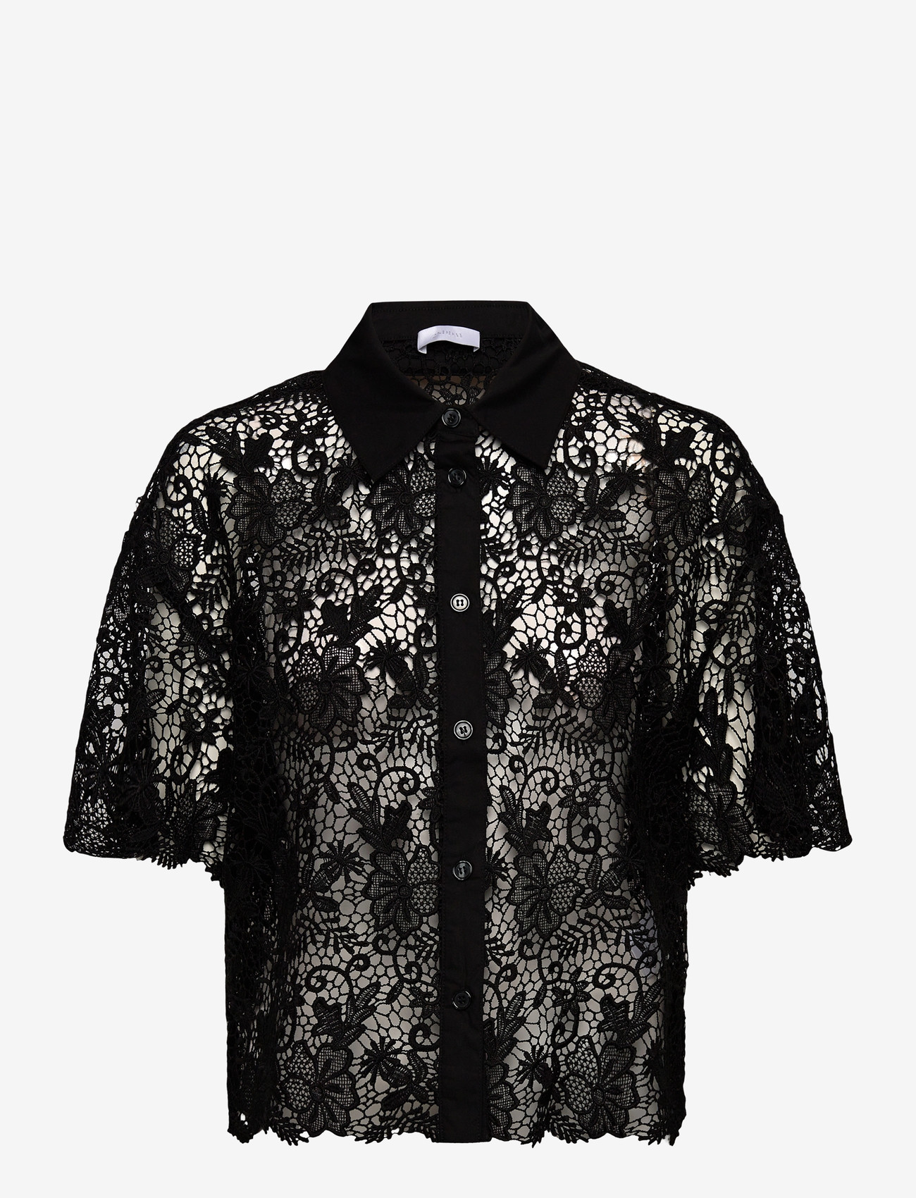 2NDDAY - 2ND Tabbi - Heavy Lace - denim shirts - black - 0