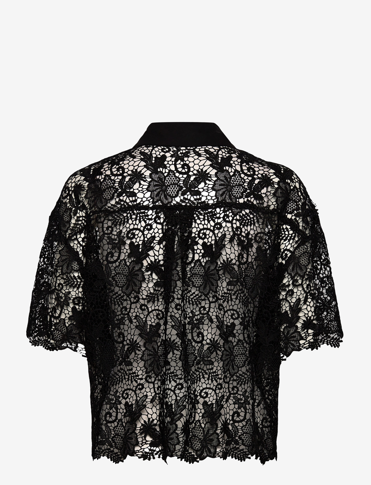 2NDDAY - 2ND Tabbi - Heavy Lace - denim shirts - black - 1