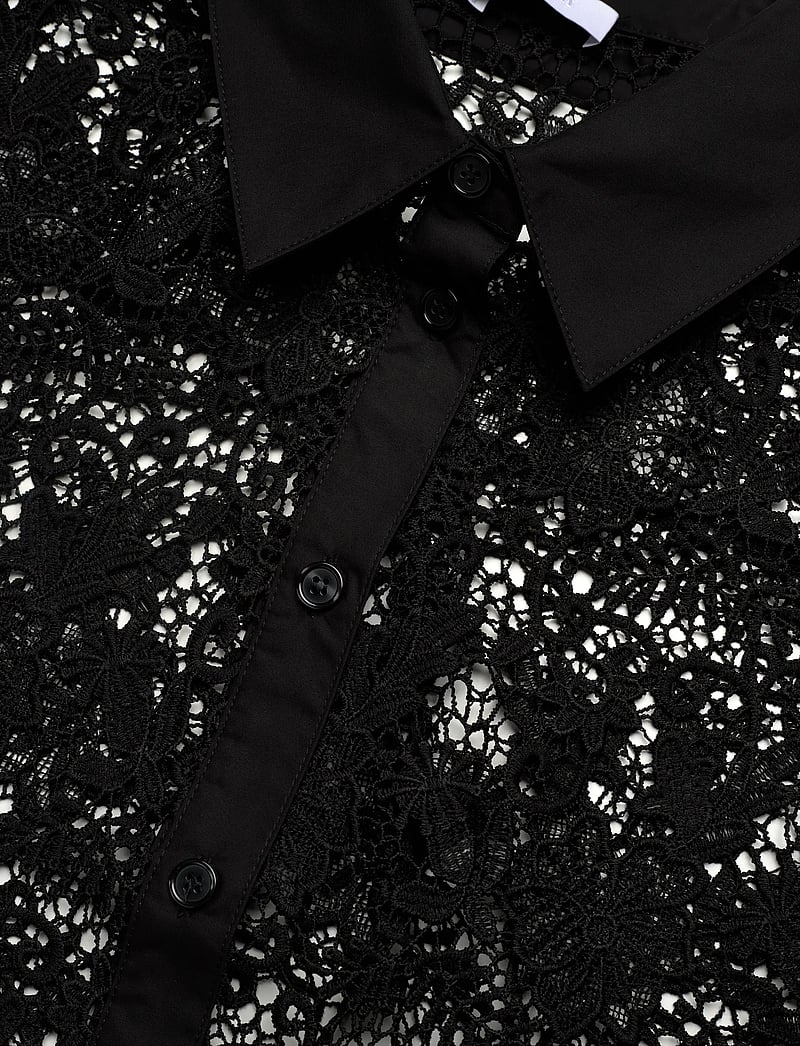 2NDDAY - 2ND Tabbi - Heavy Lace - džinsiniai marškiniai - black - 2