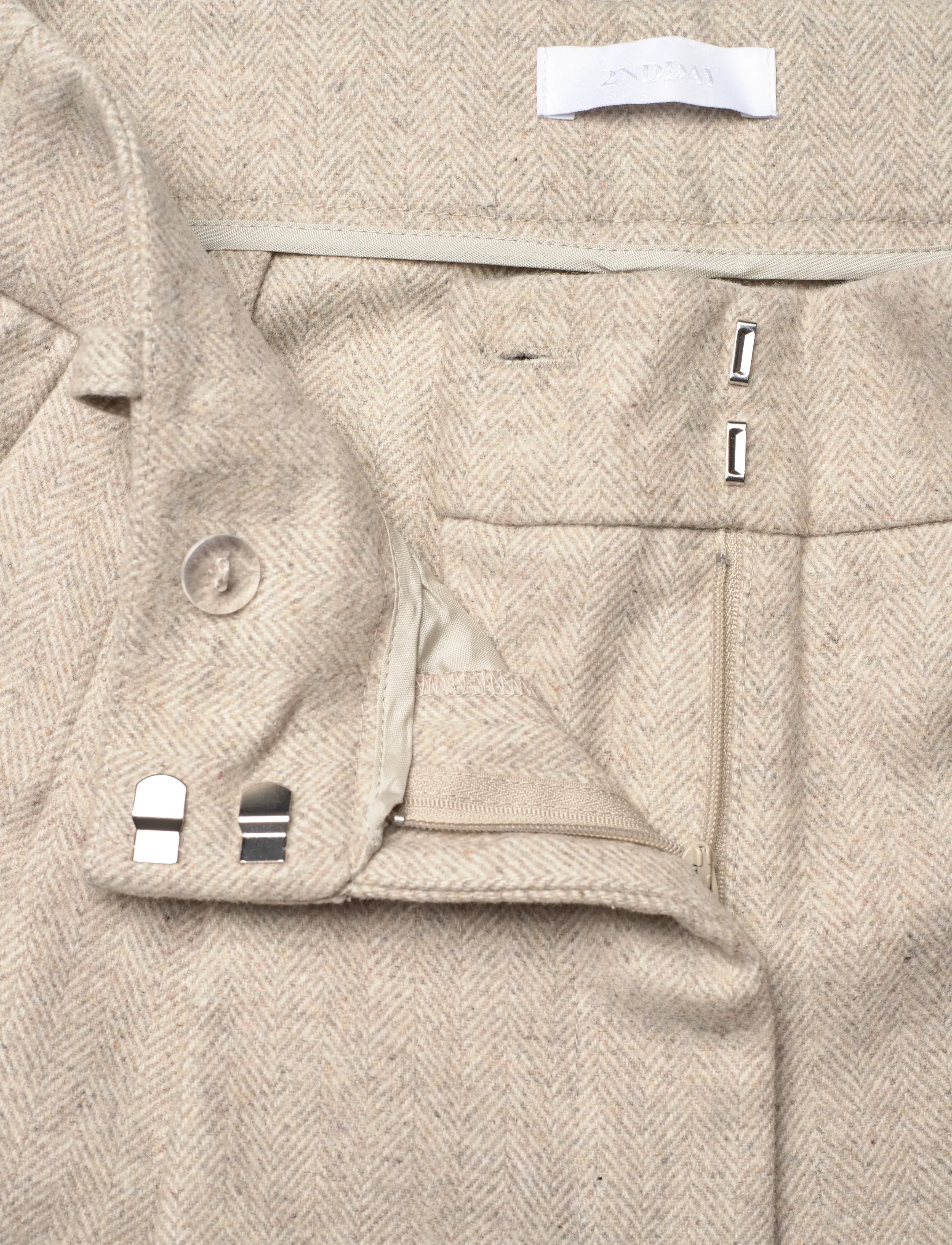 2NDDAY - 2ND Mylos - Herringbone Suiting - lietišķā stila bikses - string - 3