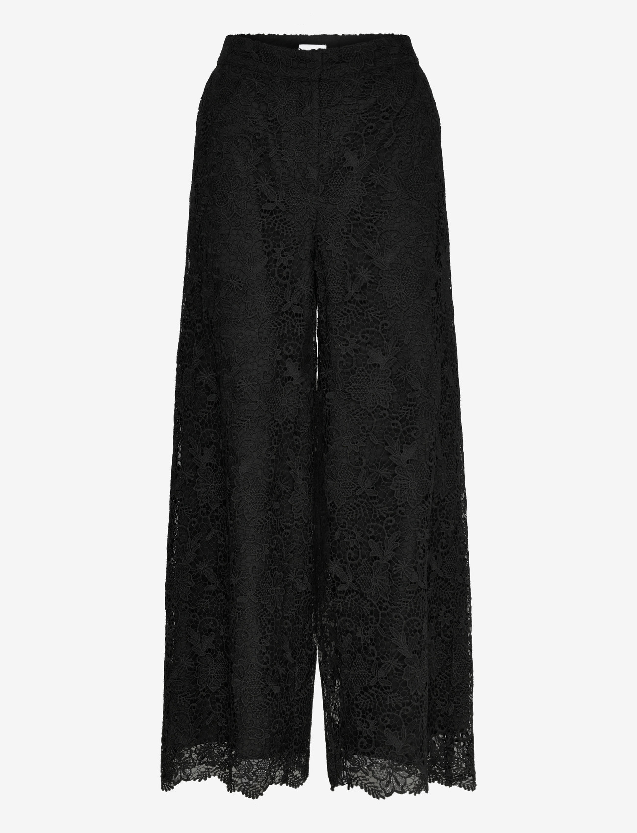 2NDDAY - 2ND Millery - Heavy Lace - bukser med brede ben - 190303 black - 1
