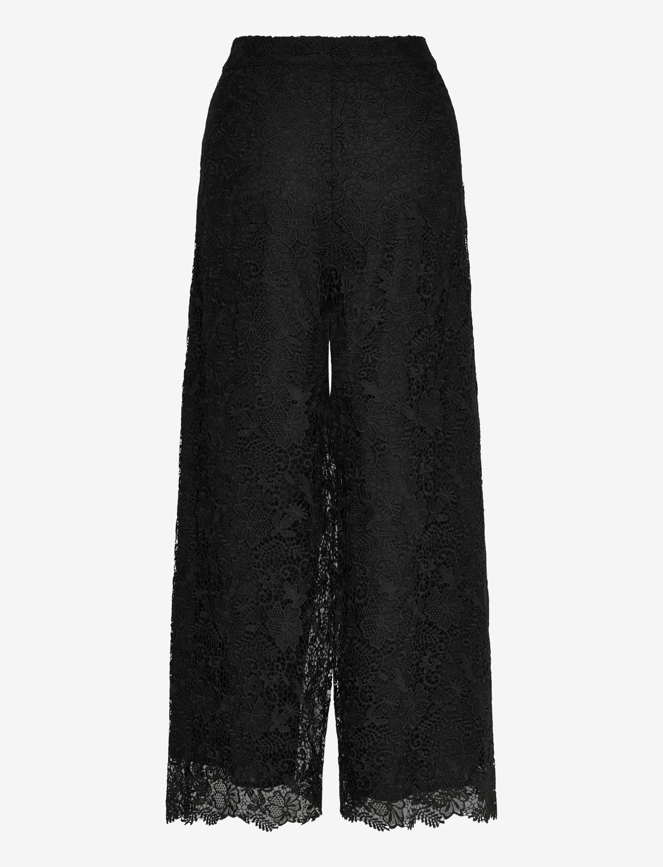 2NDDAY - 2ND Millery - Heavy Lace - bukser med brede ben - 190303 black - 2