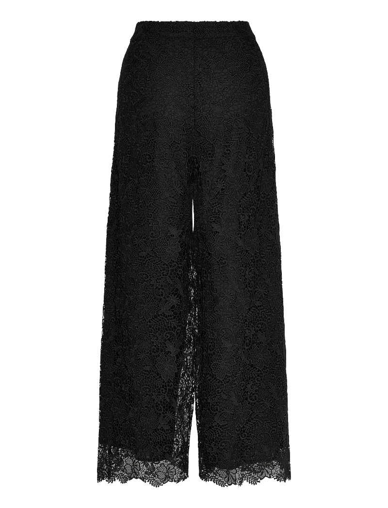 2NDDAY - 2ND Millery - Heavy Lace - hosen mit weitem bein - 190303 black - 2