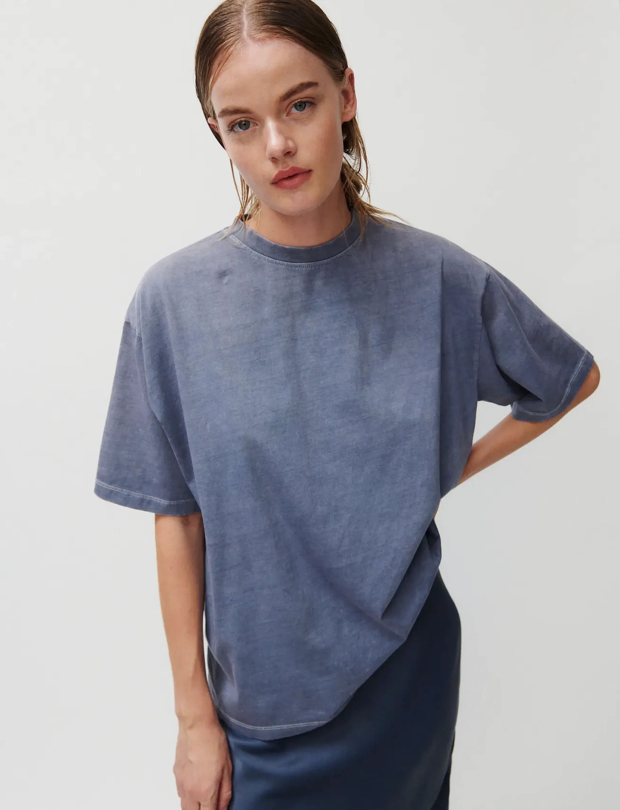 2NDDAY 2ND Arale TT - Light weight Jersey - T-shirts - PERISCOPE / grey