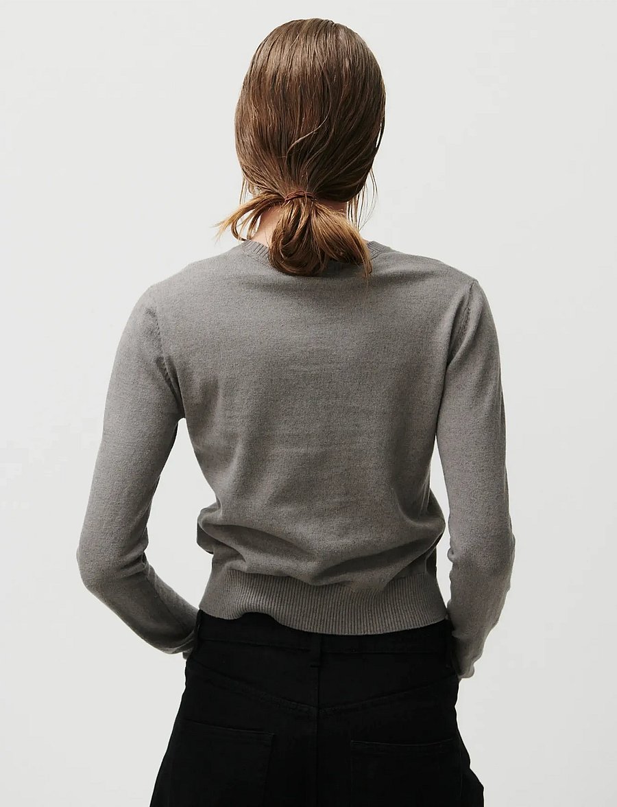 2NDDAY - 2ND Lance - Soft Wool Blend - pullover - dark gull gray - 4