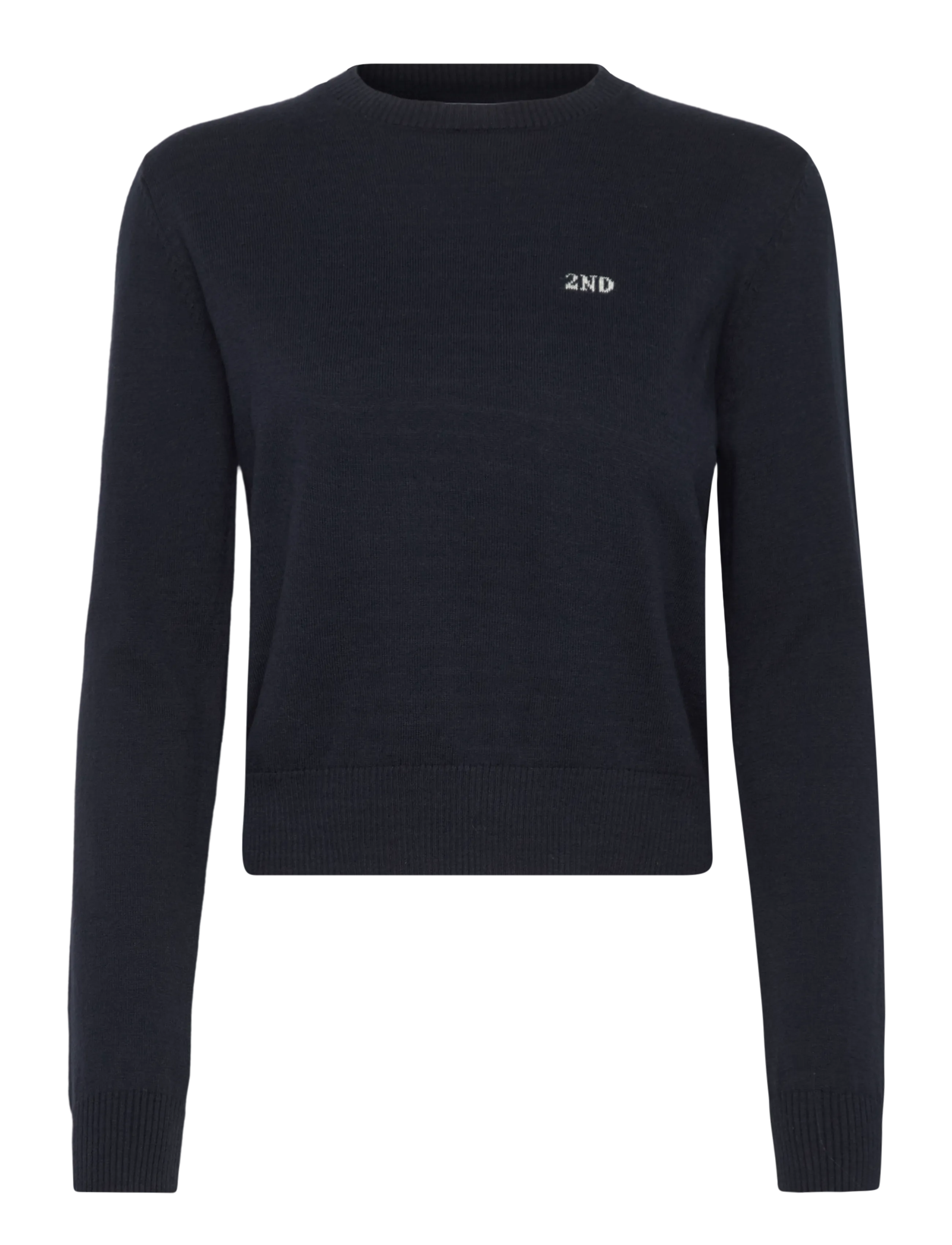 2NDDAY 2ND Lance - Soft Wool Blend - Pullover - NAVY BLAZER / navy