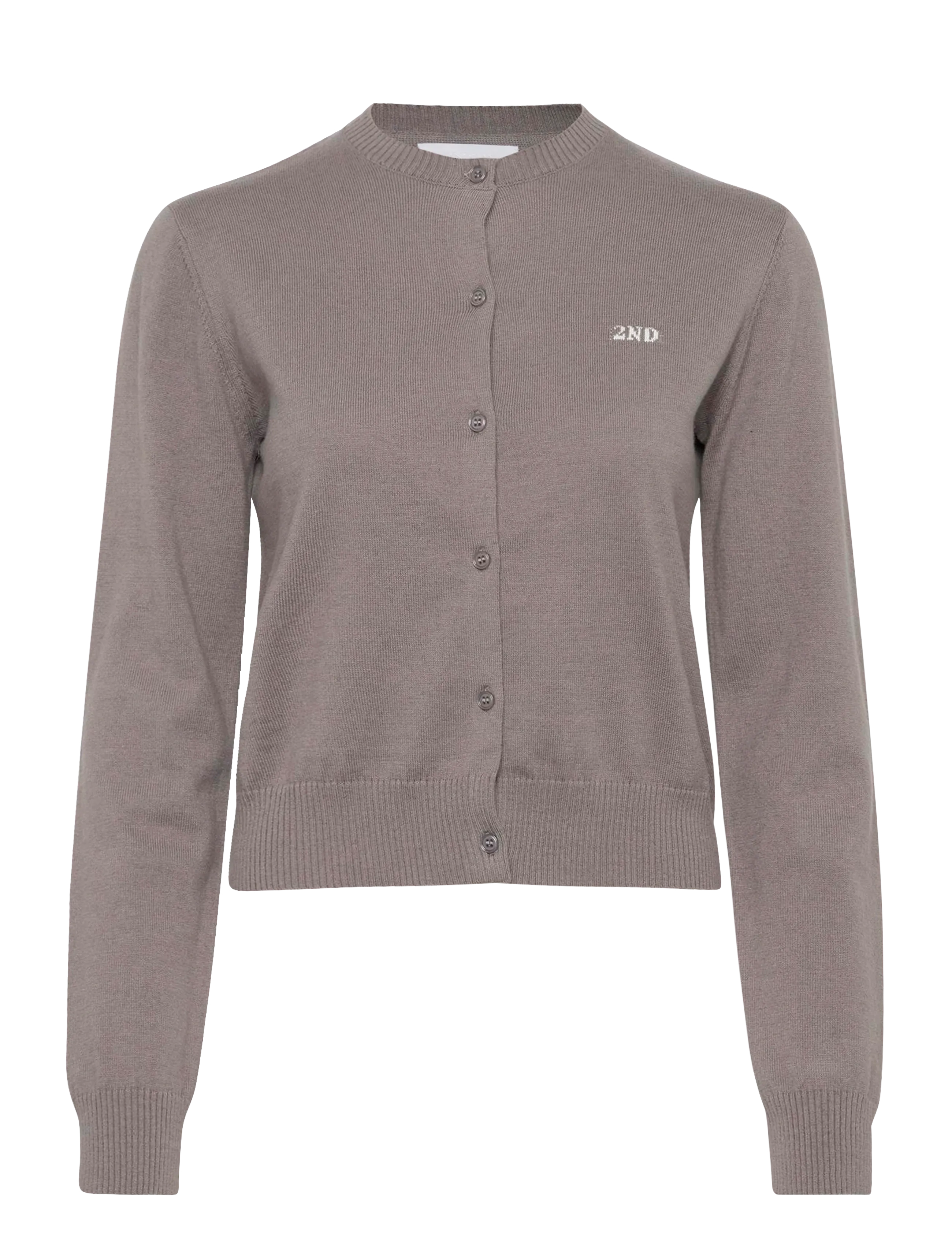2NDDAY 2Nd Vinny - Soft Wolle Blend Grau - M - Damen