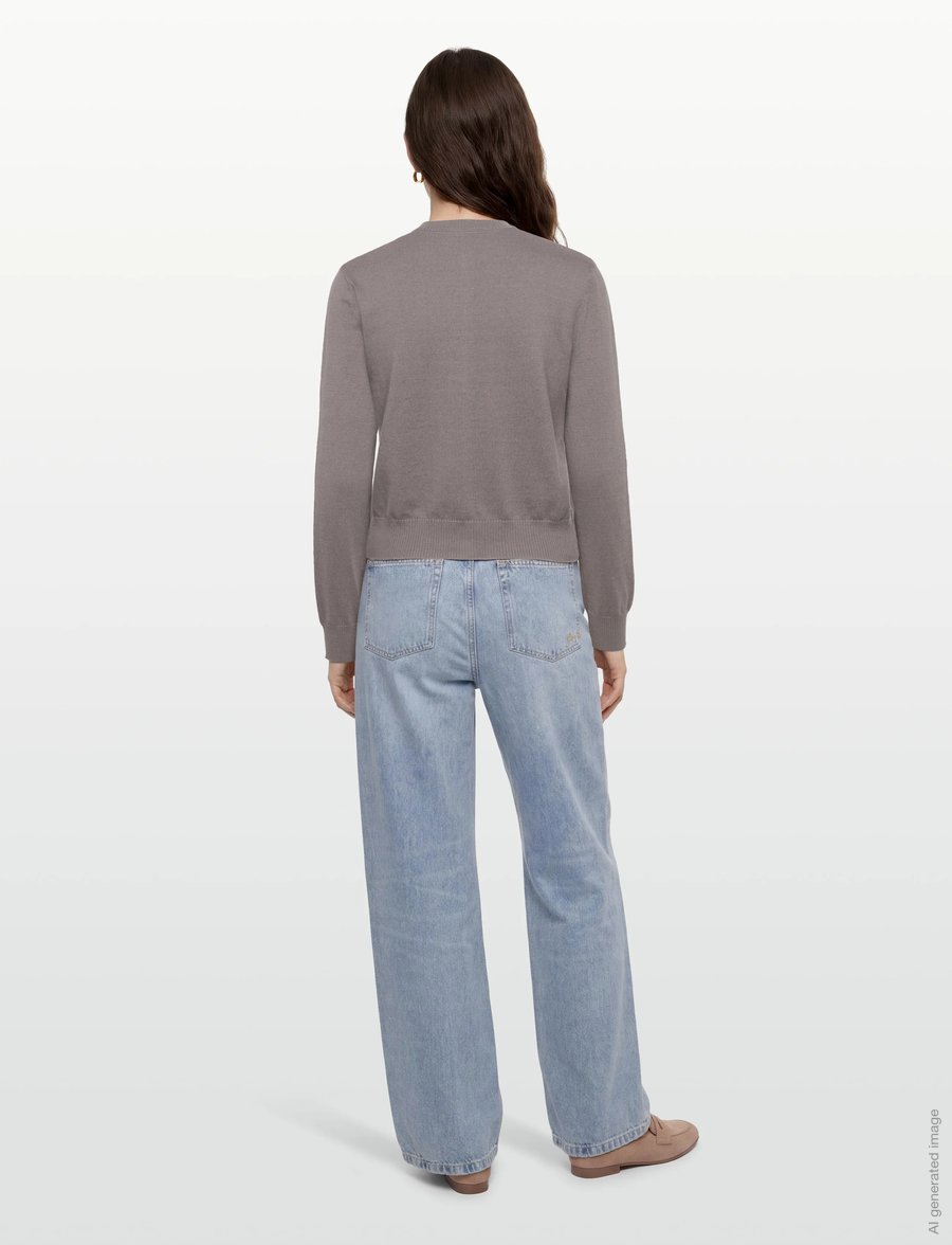 2NDDAY - 2ND Vinny - Soft Wool Blend - cardigans - dark gull gray - 4