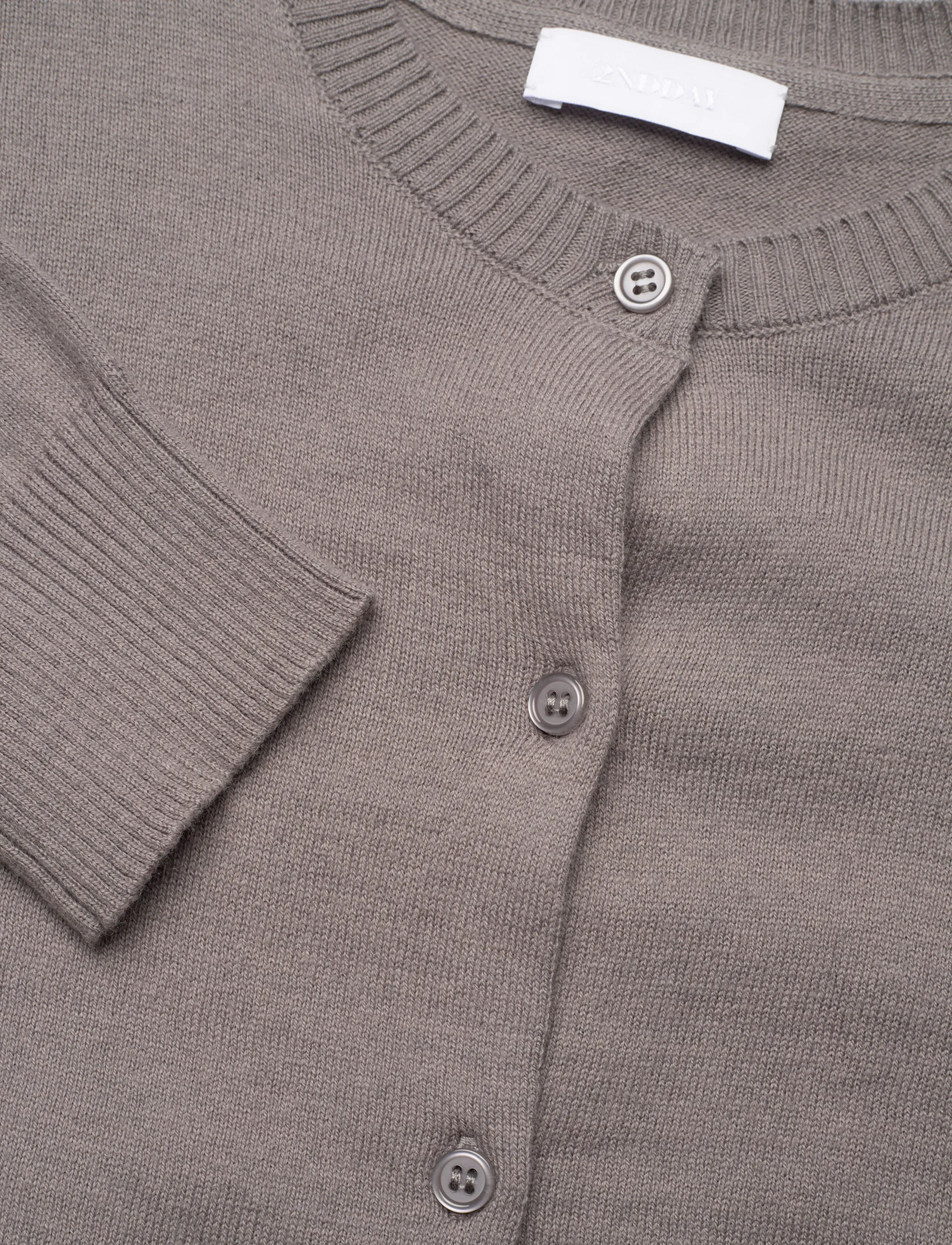 2NDDAY - 2ND Vinny - Soft Wool Blend - cardigans - dark gull gray - 2