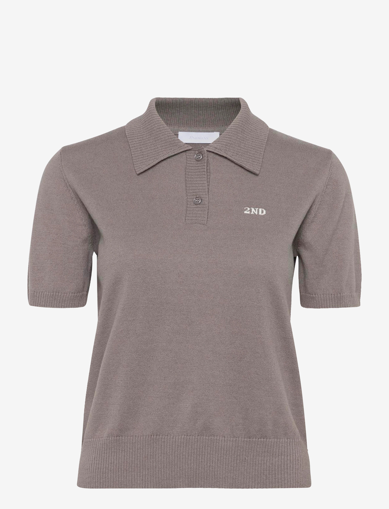 2NDDAY - 2ND Jean - Soft Wool Blend - poloskjorter - dark gull gray - 0