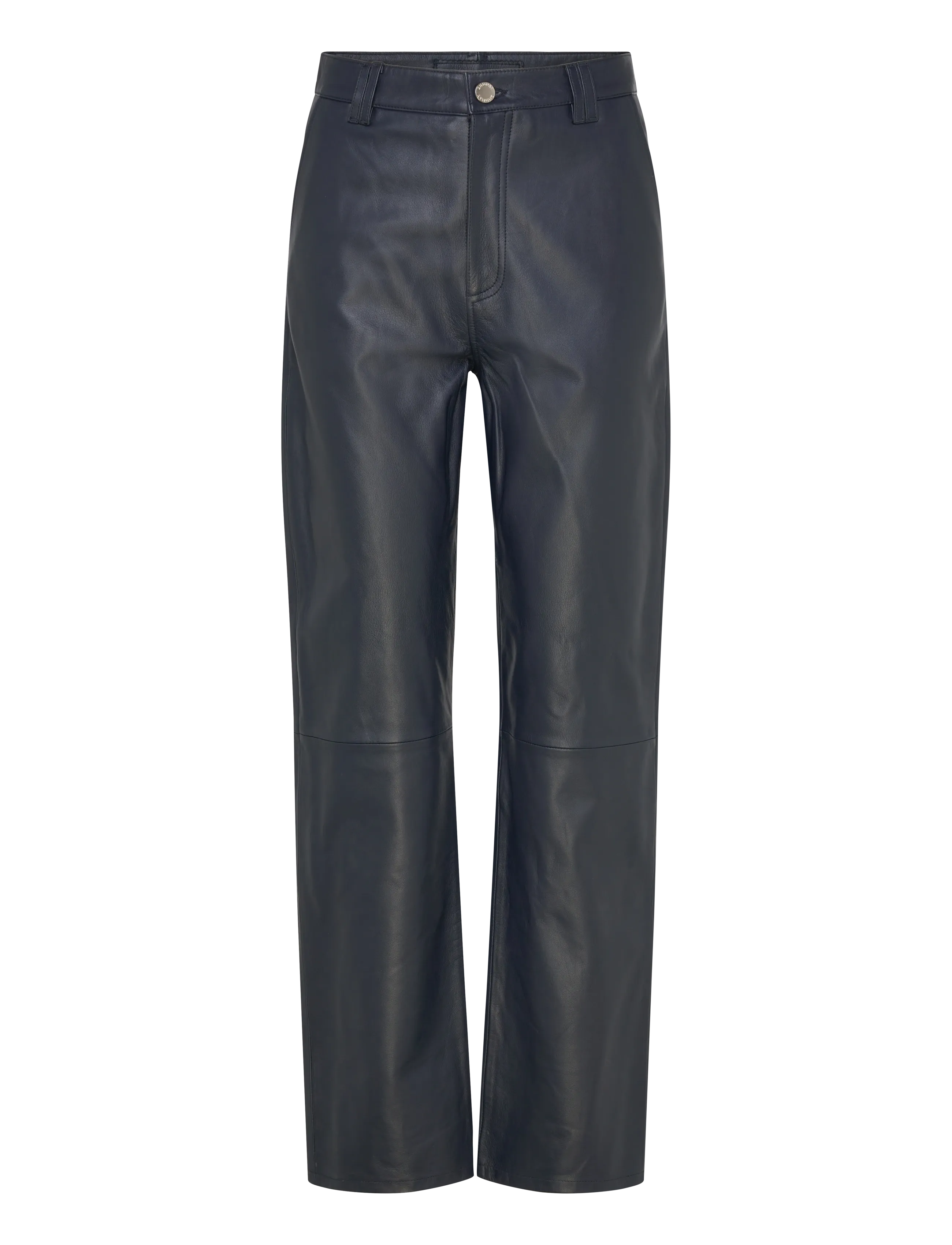 2NDDAY 2ND Toff - Fine leather - Nahkpüksid - PERISCOPE / grey