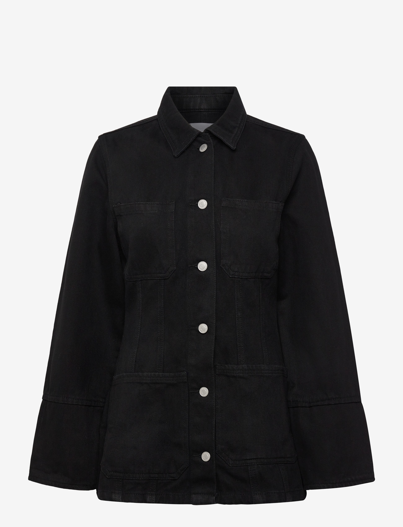 2NDDAY - 2ND Rodine - Black wash Denim - denimjakker - un black denim - 0