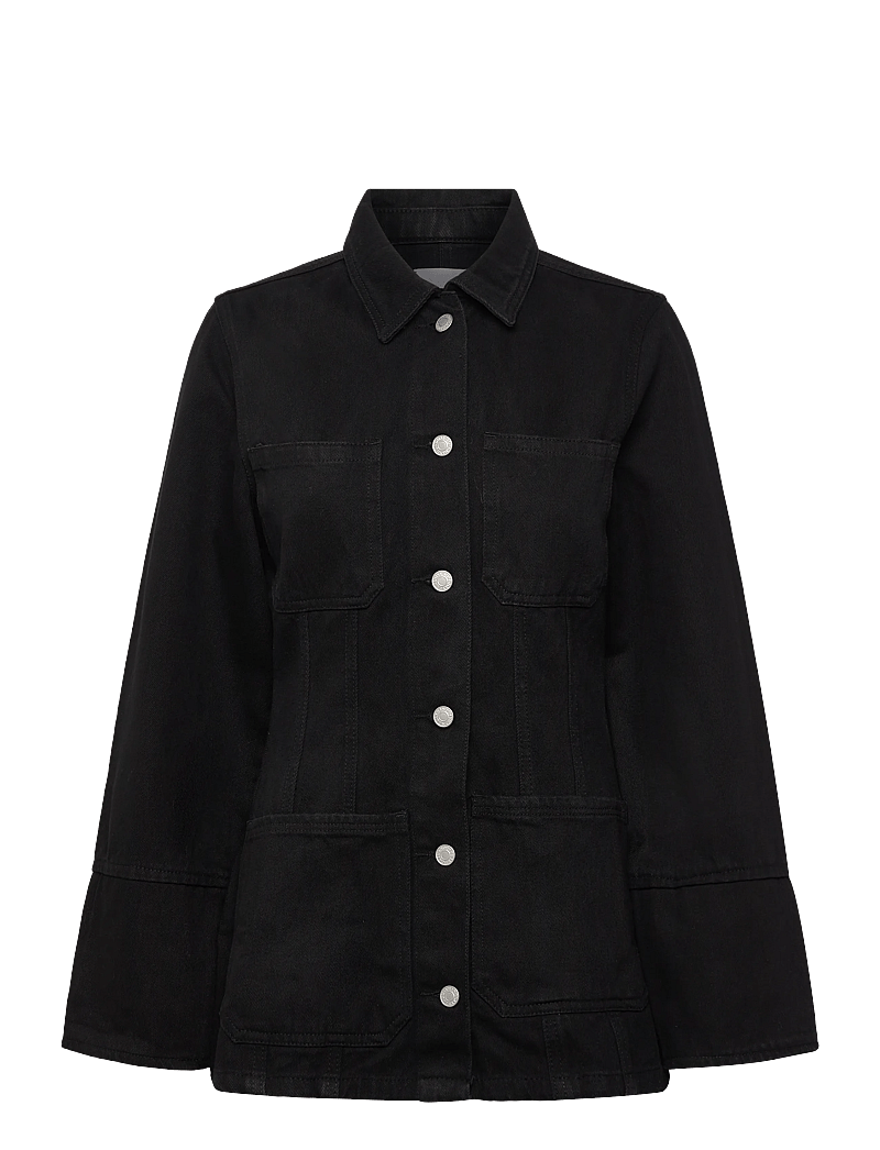 2NDDAY - 2ND Rodine - Black wash Denim - denimjakker - un black denim - 0