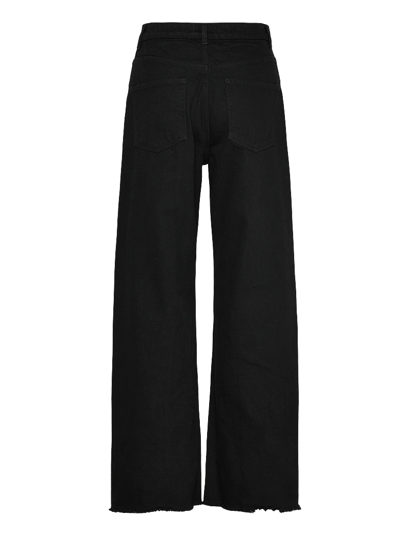 2NDDAY - 2ND Rode - Black Wash Denim - brede jeans - un black denim - 1