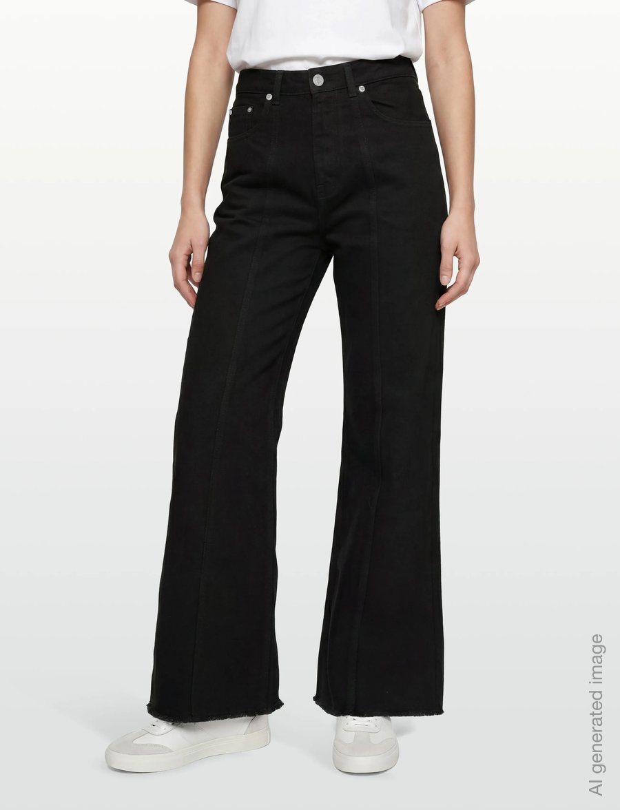 2NDDAY - 2ND Rode - Black Wash Denim - vida jeans - un black denim - 3