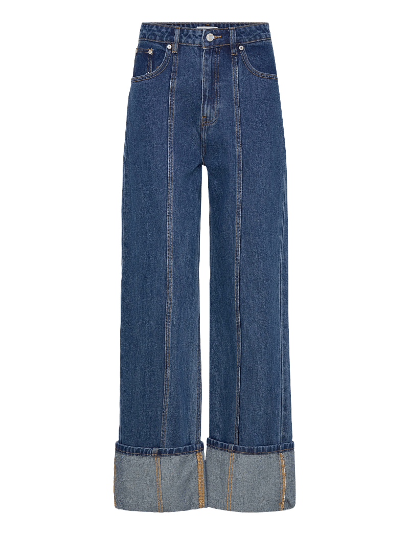 2NDDAY - 2ND Rode - Cuff Denim - hosen mit weitem bein - indigo - 0