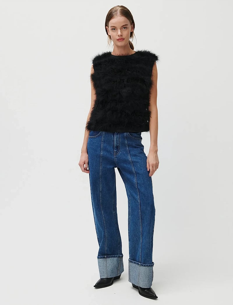 2NDDAY - 2ND Rode - Cuff Denim - hosen mit weitem bein - indigo - 3