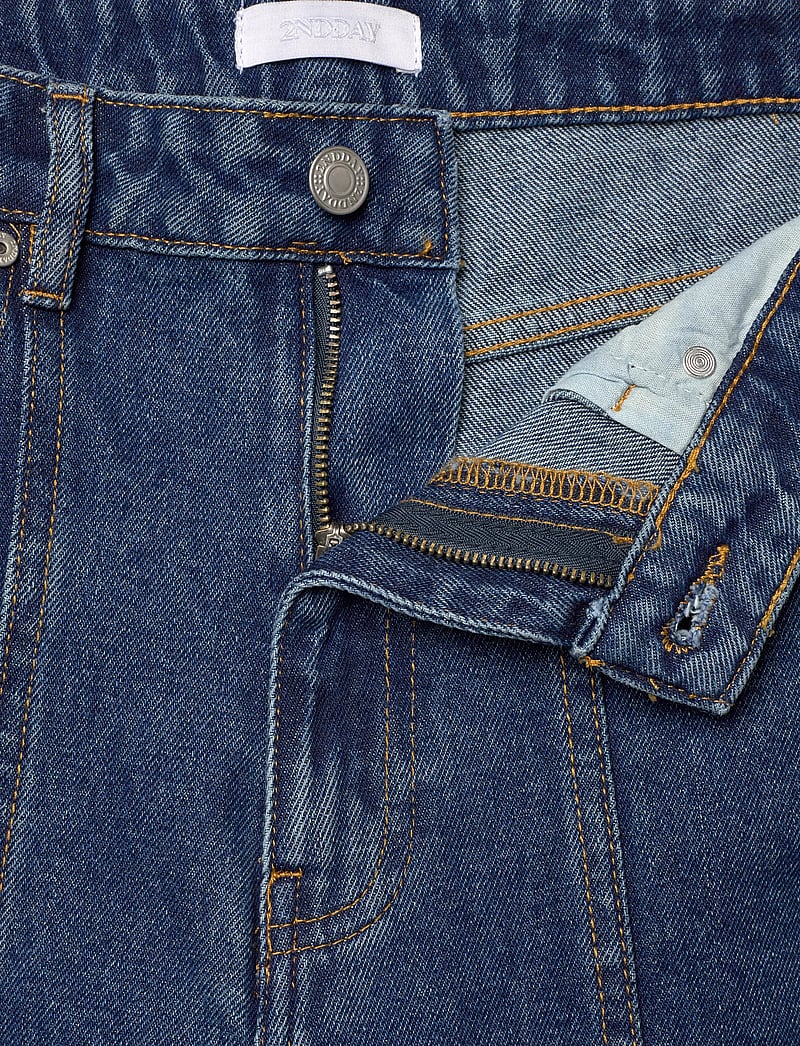 2NDDAY - 2ND Rode - Cuff Denim - hosen mit weitem bein - indigo - 3