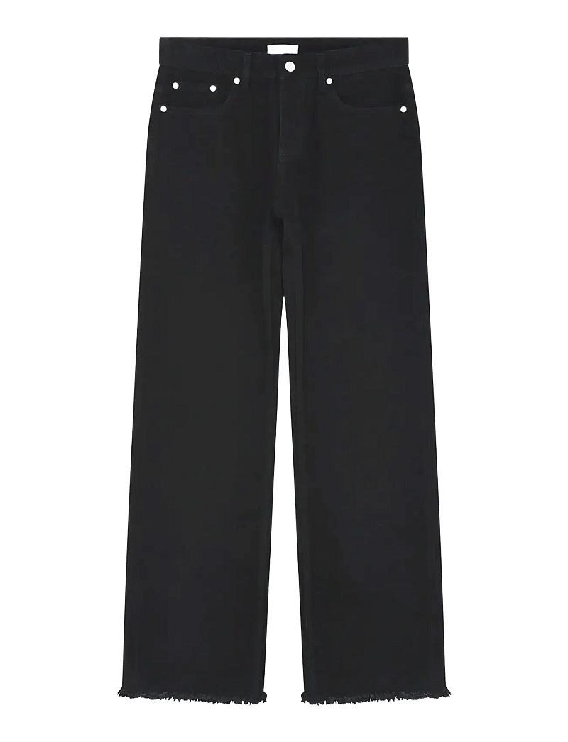 2NDDAY - 2ND Murrie - Black Wash Denim - straight jeans - un black denim - 0