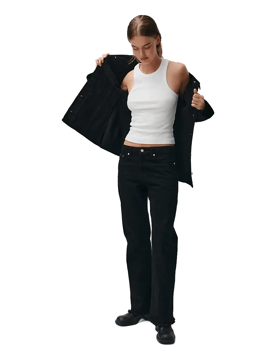 2NDDAY - 2ND Murrie - Black Wash Denim - raka jeans - un black denim - 1