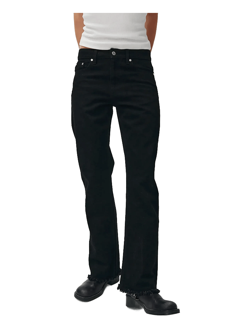 2NDDAY - 2ND Murrie - Black Wash Denim - straight jeans - un black denim - 2
