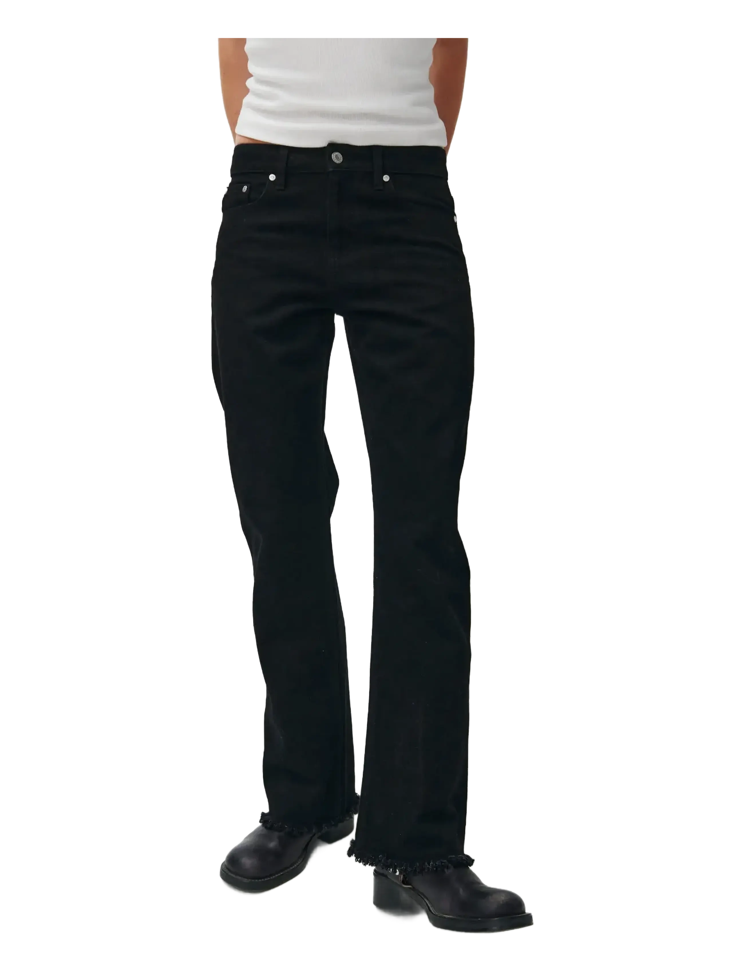 2NDDAY - 2ND Murrie - Black Wash Denim - raka jeans - un black denim - 2
