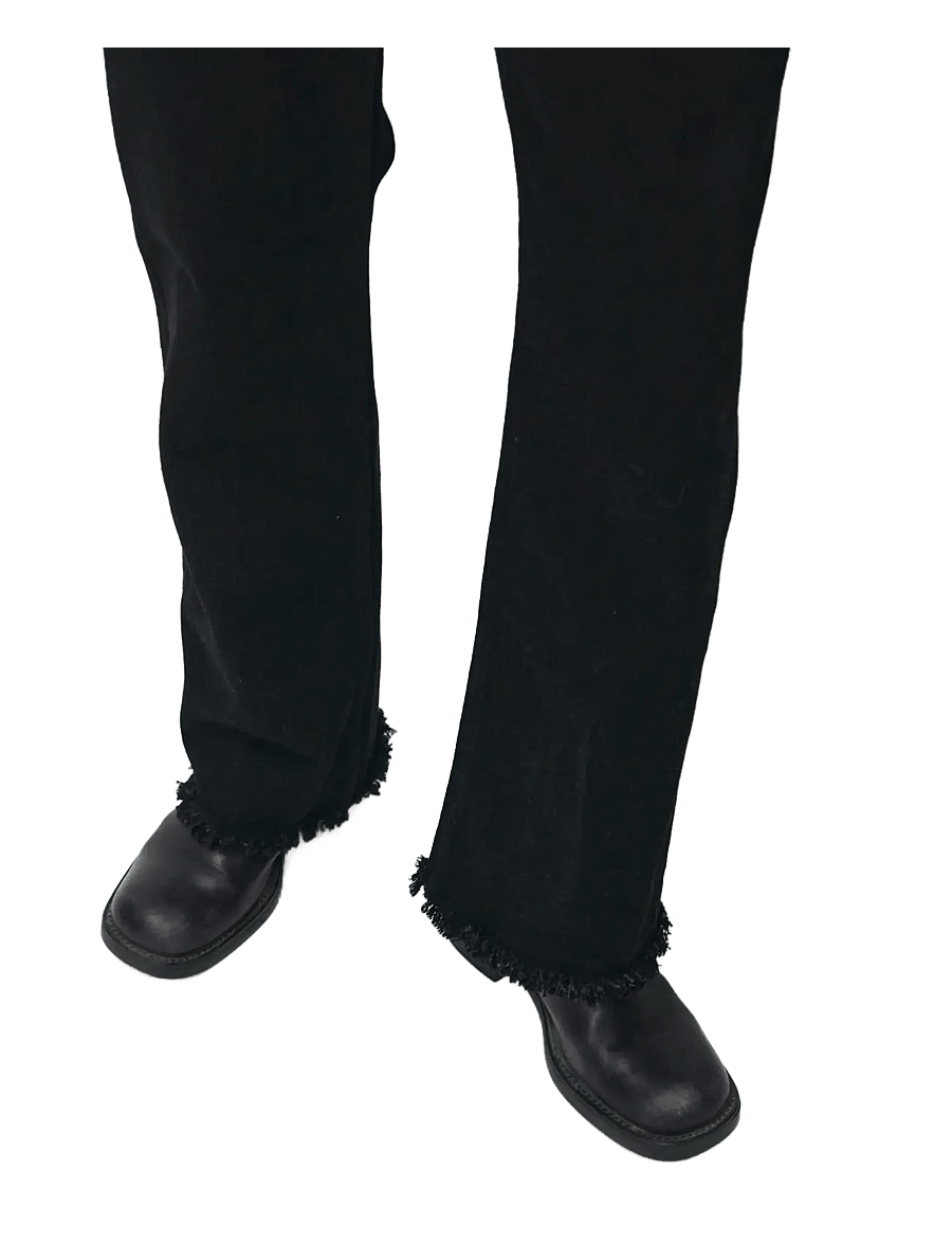 2NDDAY - 2ND Murrie - Black Wash Denim - raka jeans - un black denim - 3