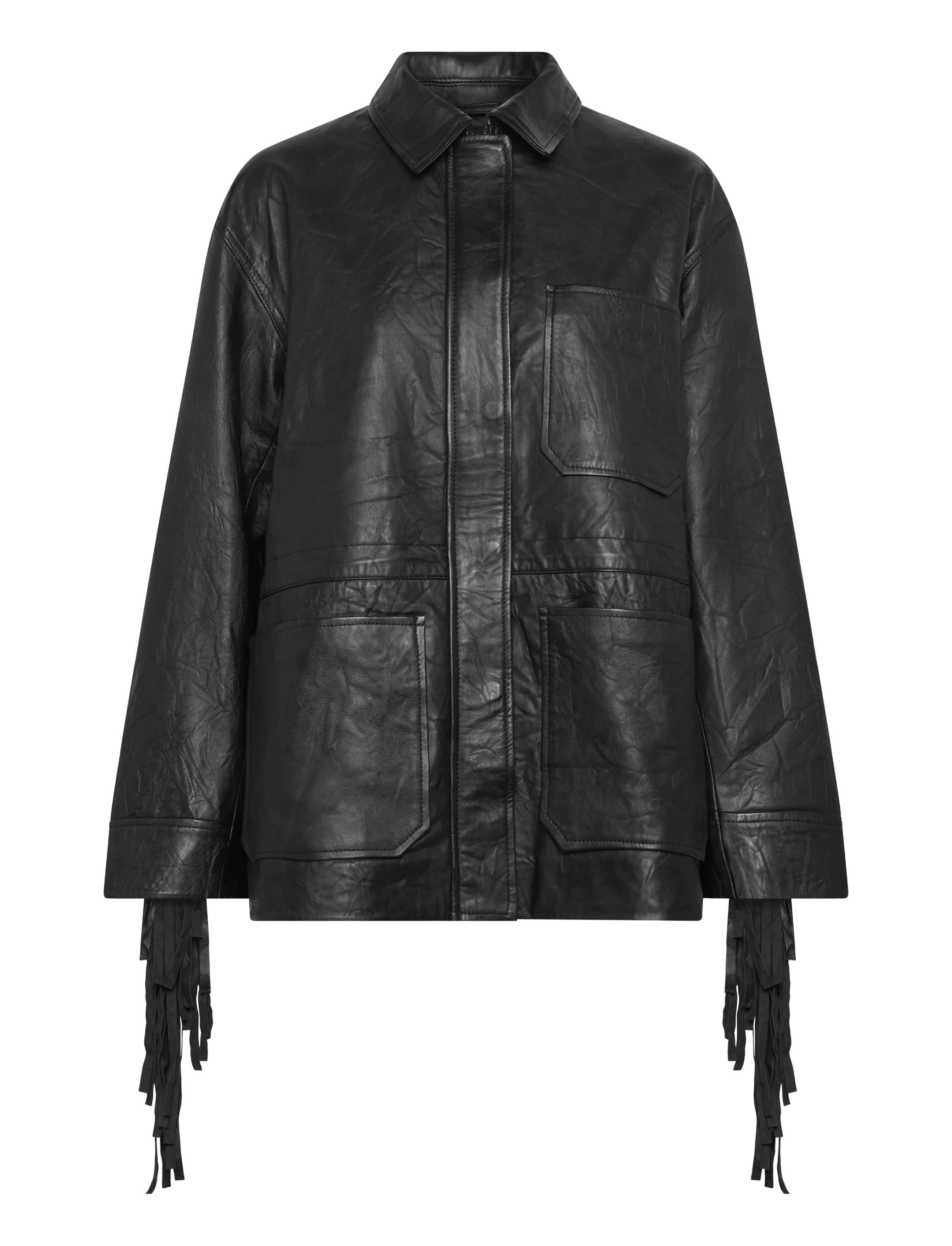 2ND Brucet - Fine Leather - METEORITE (BLACK)