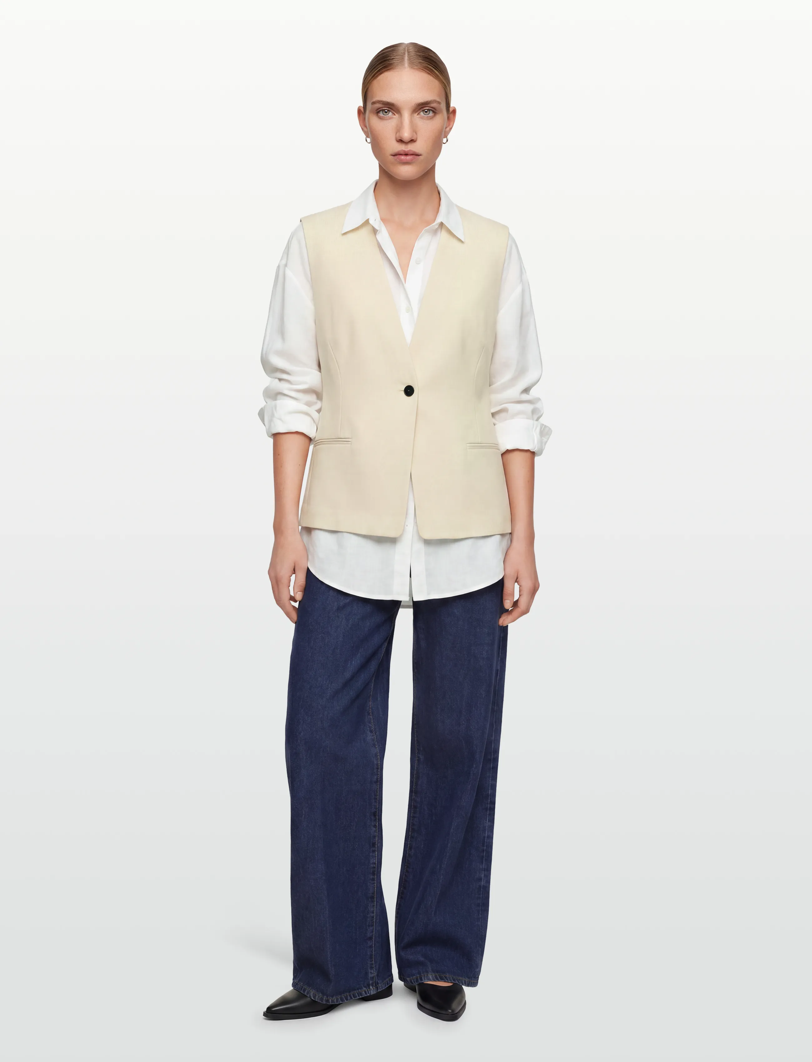 2NDDAY - 2ND Juell - Twill Suiting - festkläder till outletpriser - tofu - 0