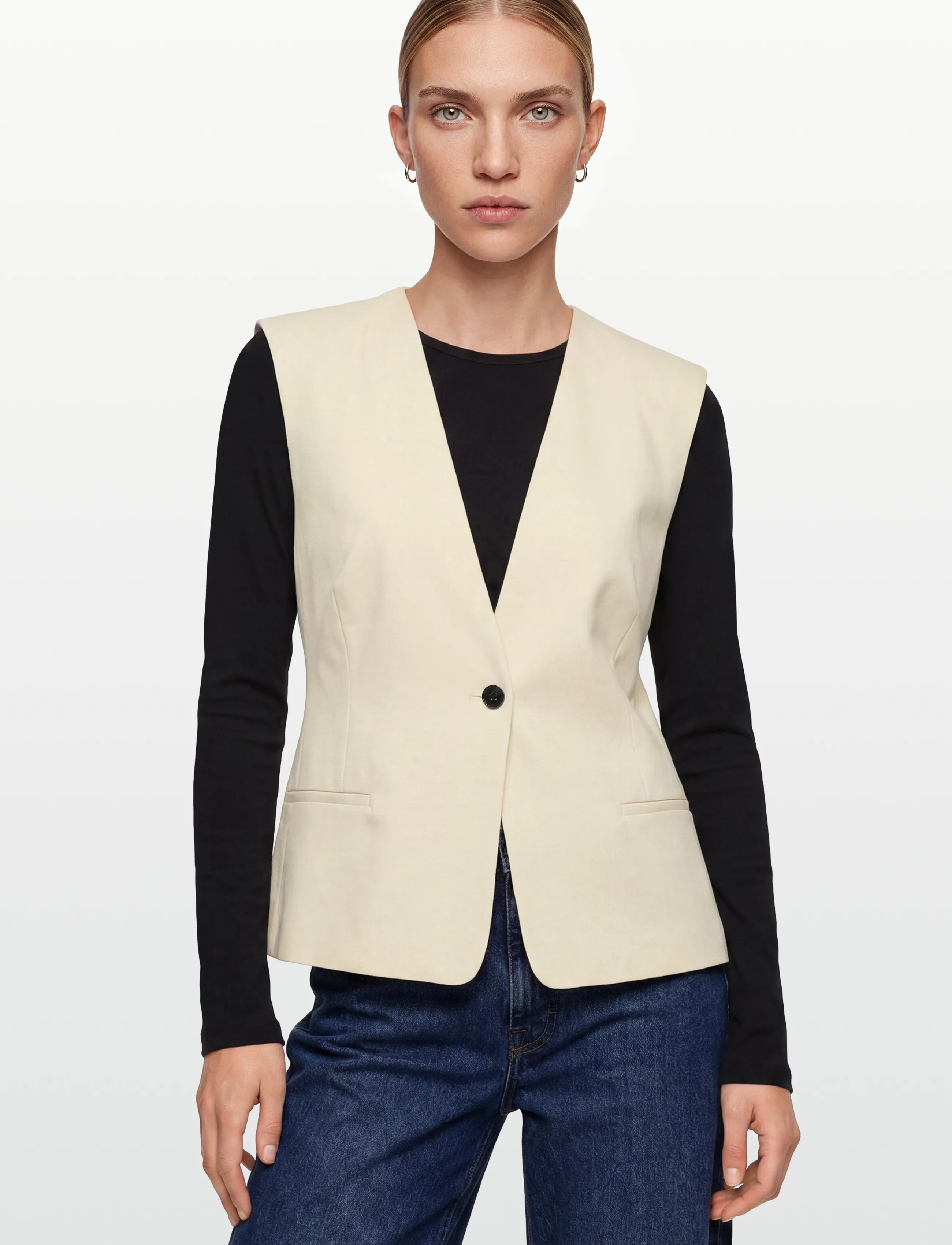 2NDDAY - 2ND Juell - Twill Suiting - festmode zu outlet-preisen - tofu - 3
