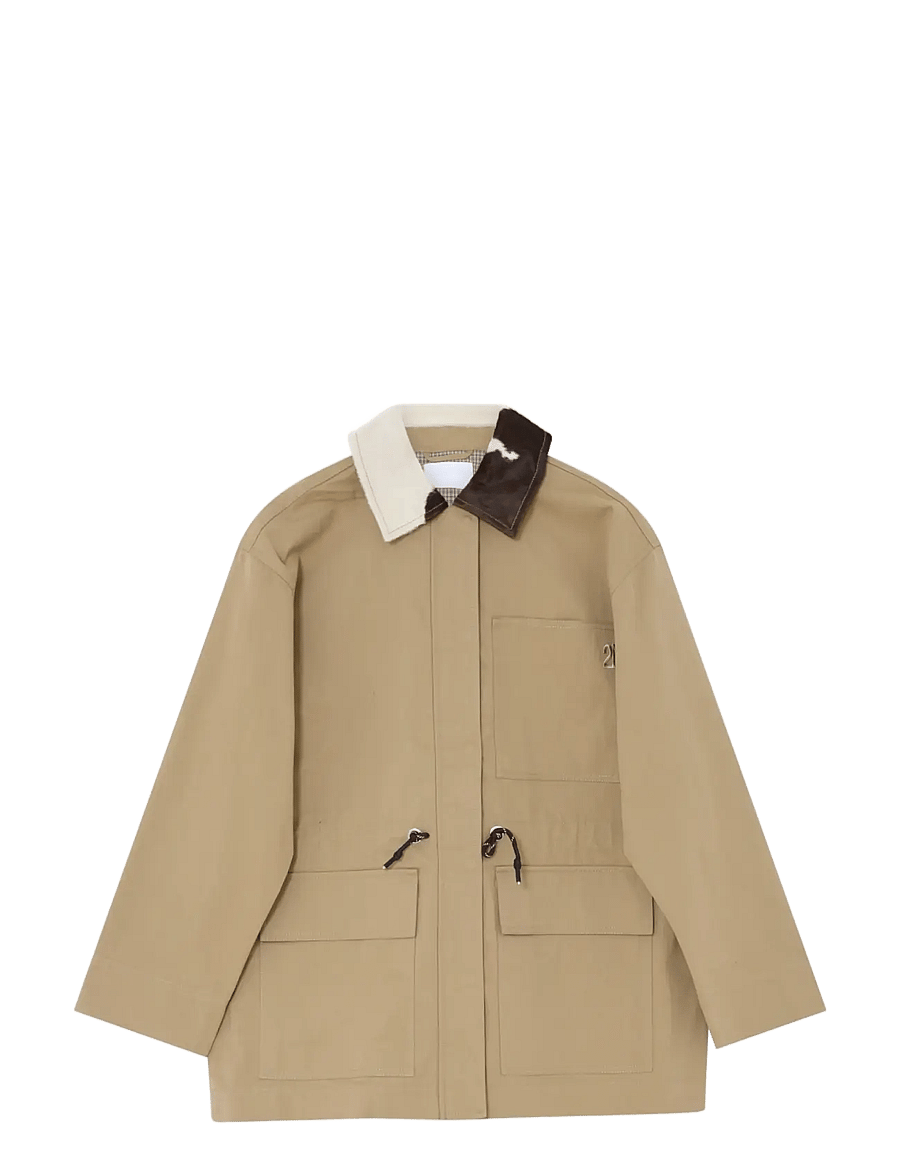 2NDDAY - 2ND Spencer - Firm Cotton - utility-jacken - ermine - 1
