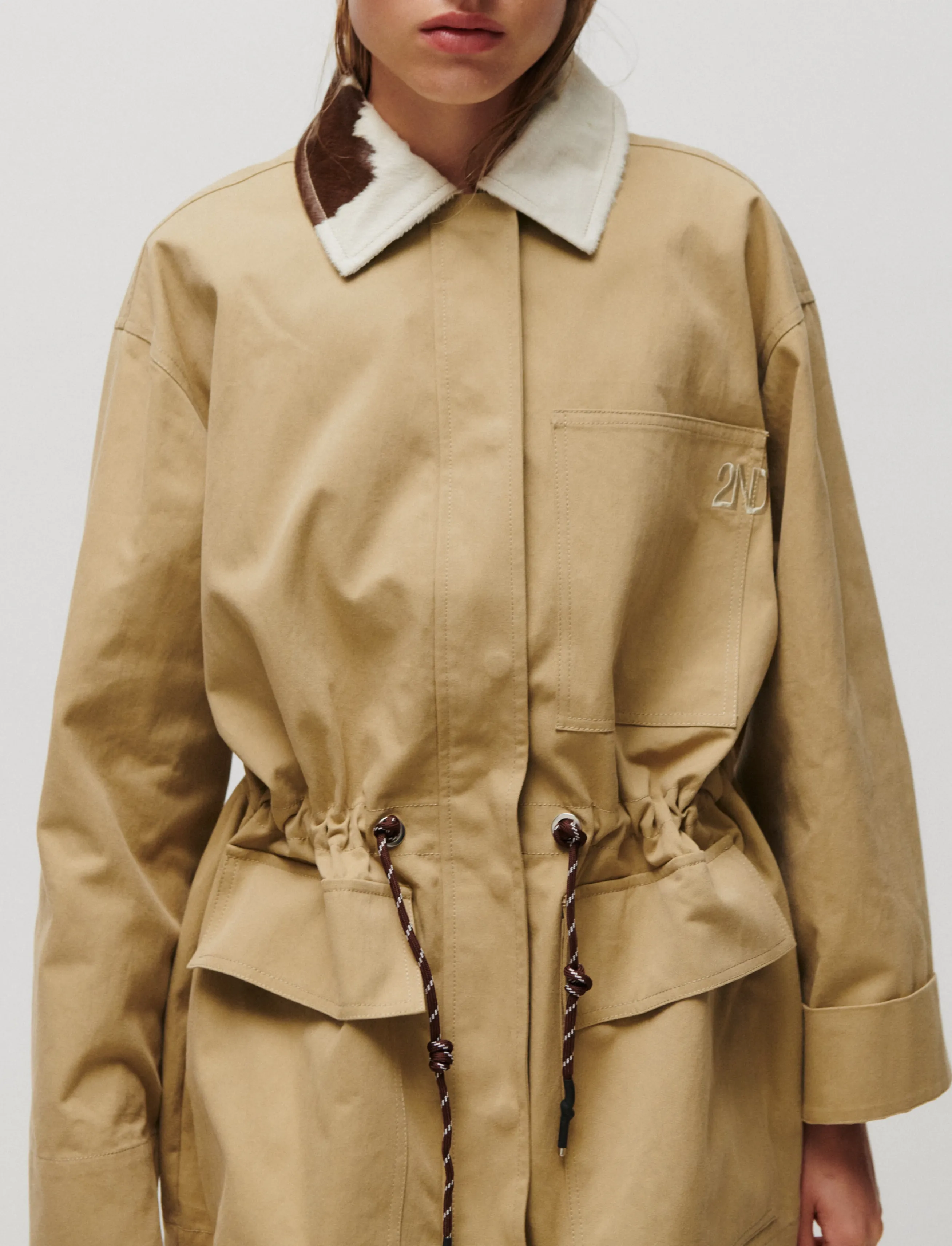 2NDDAY 2ND Spencer - Firm Cotton - 2NDDAY - ERMINE / beige