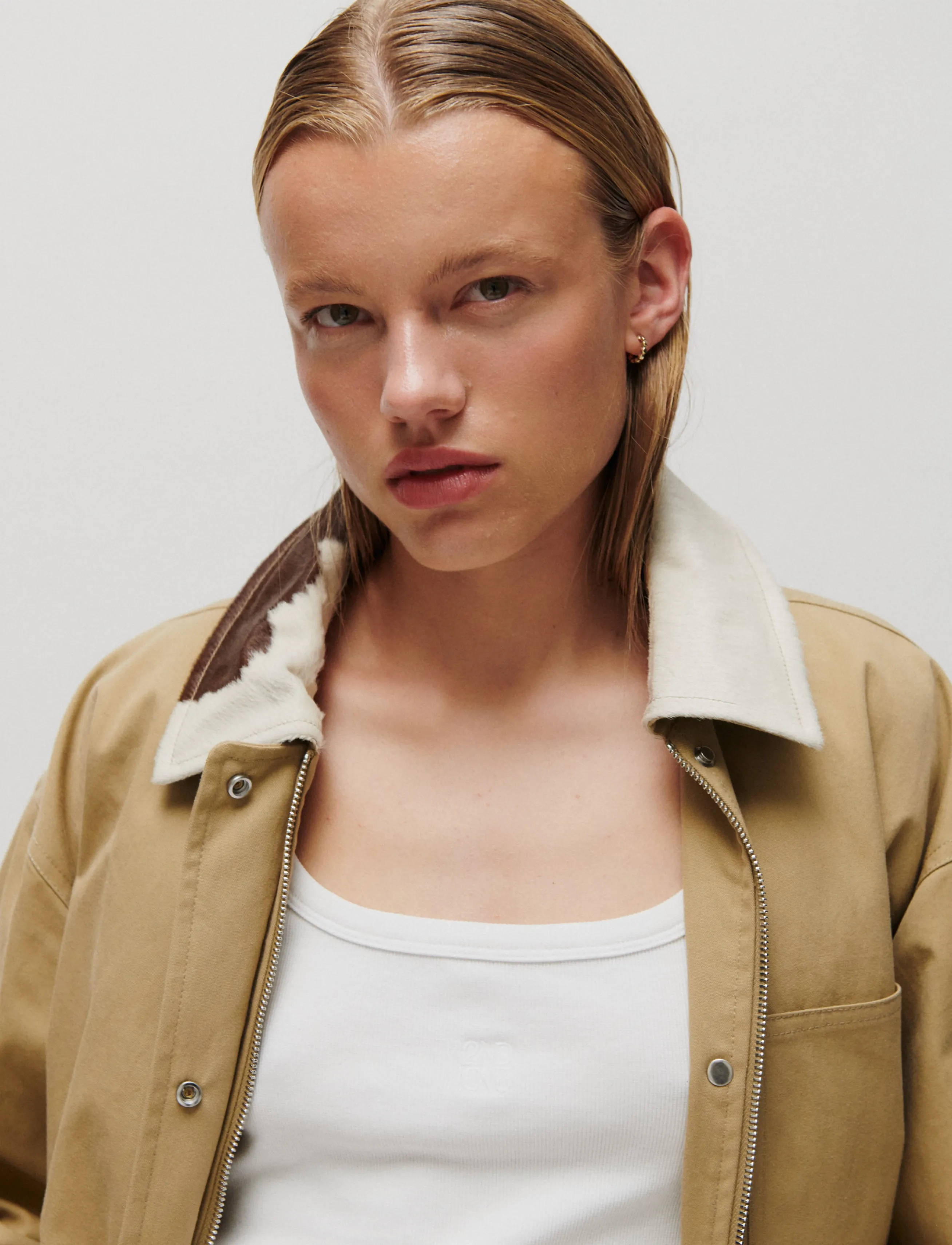 2NDDAY - 2ND Spencer - Firm Cotton - utility-jacken - ermine - 3