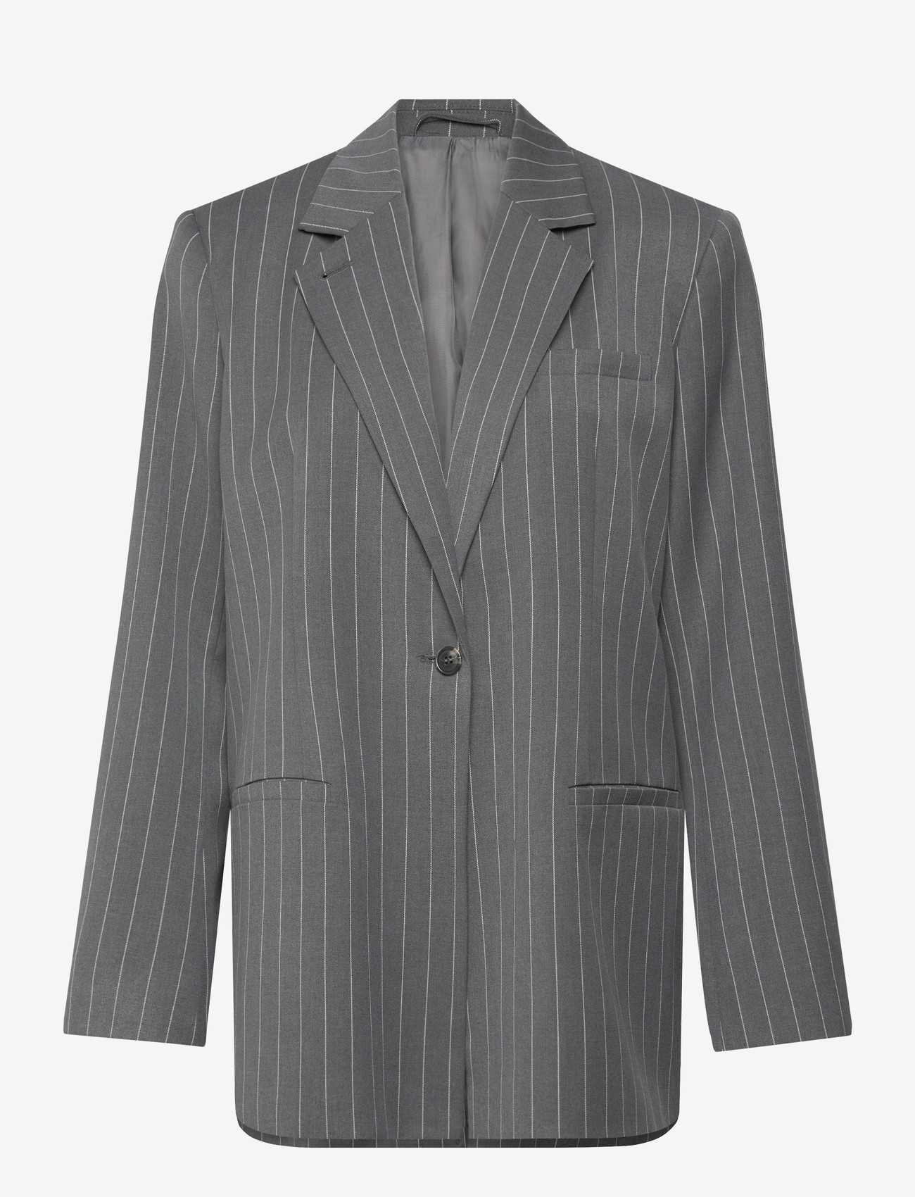 2NDDAY - 2ND Horren - Dry Pinstripe - enkeltradede blazere - petrified oak - 1