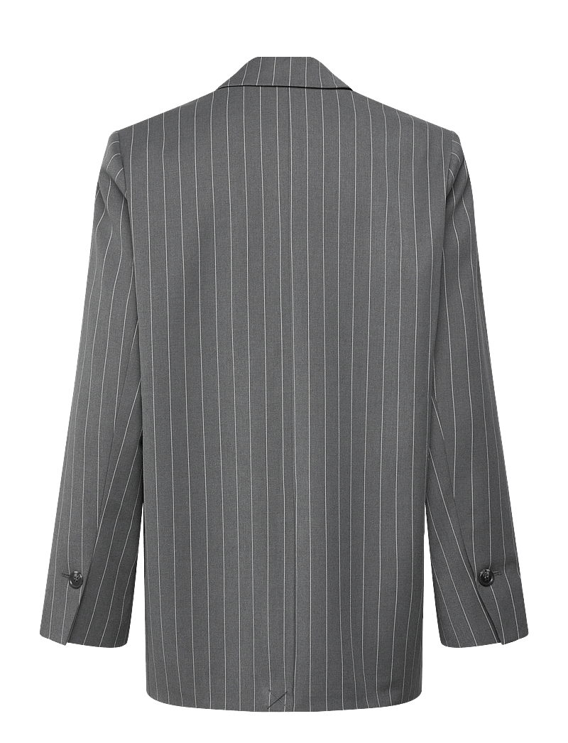 2NDDAY - 2ND Horren - Dry Pinstripe - enkeltradede blazere - petrified oak - 2