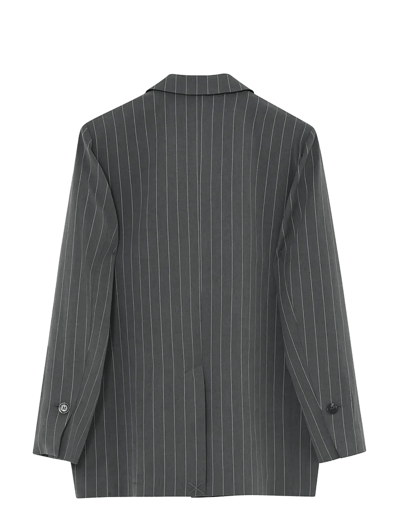 2NDDAY - 2ND Horren - Dry Pinstripe - enkeltradede blazere - petrified oak - 4