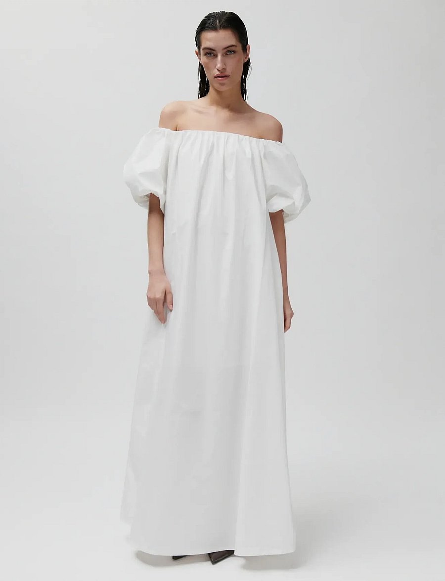 2NDDAY - 2ND Gia - Fine Crispy Poplin - sommerkleider - brilliant white - 0