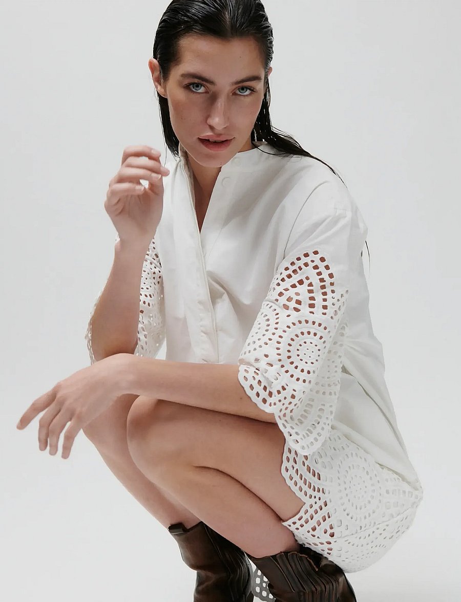 2NDDAY - 2ND Kiwa - Poplin Charm - sommerkleider - brilliant white - 3