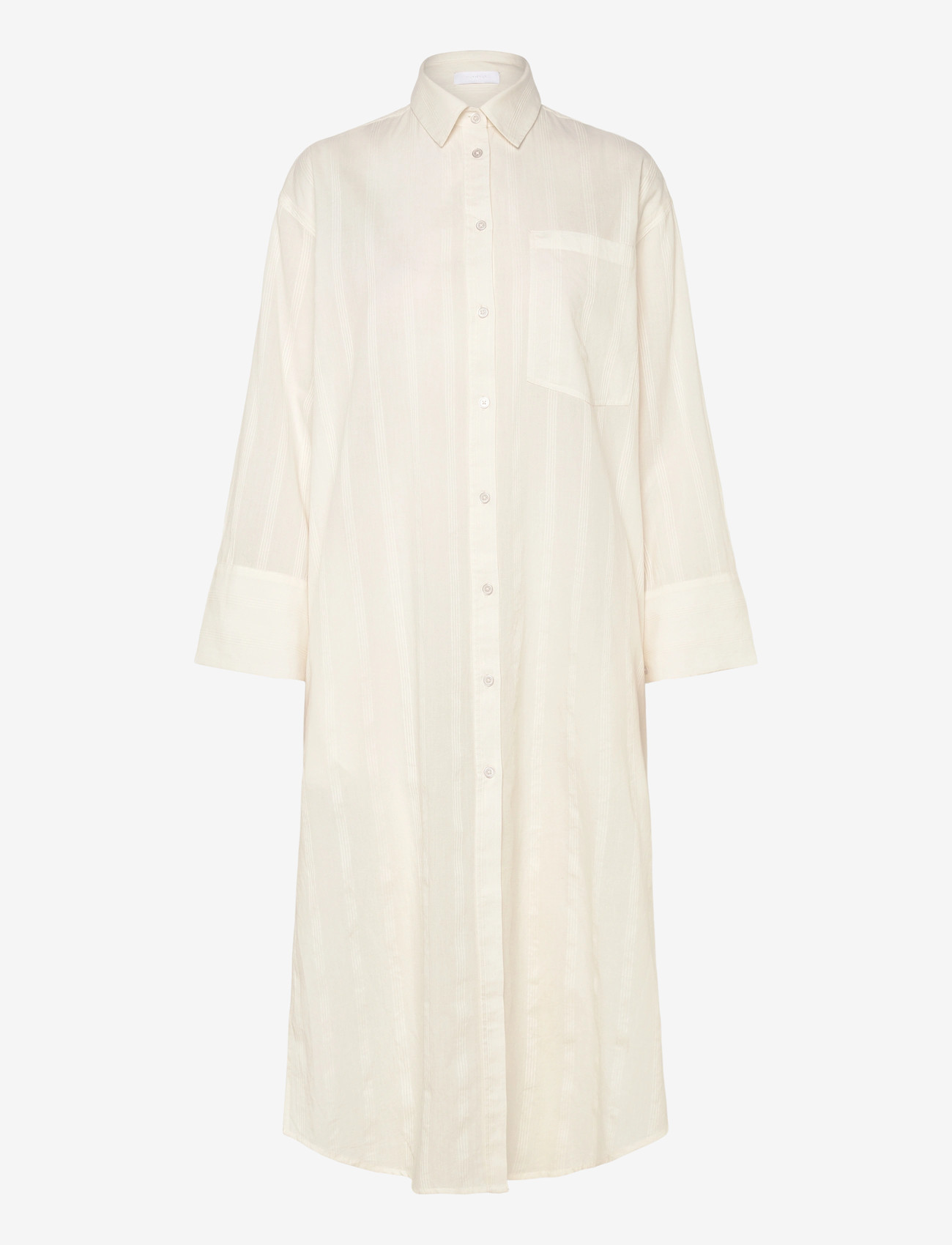 2NDDAY - 2ND Maddy - Crispy Cotton Stripe - sommarklänningar - white alyssum - 0