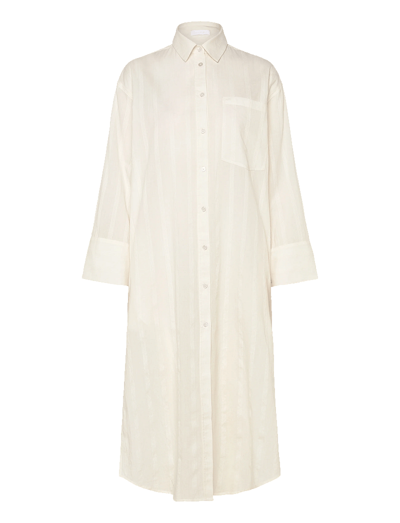 2NDDAY - 2ND Maddy - Crispy Cotton Stripe - sommarklänningar - white alyssum - 0