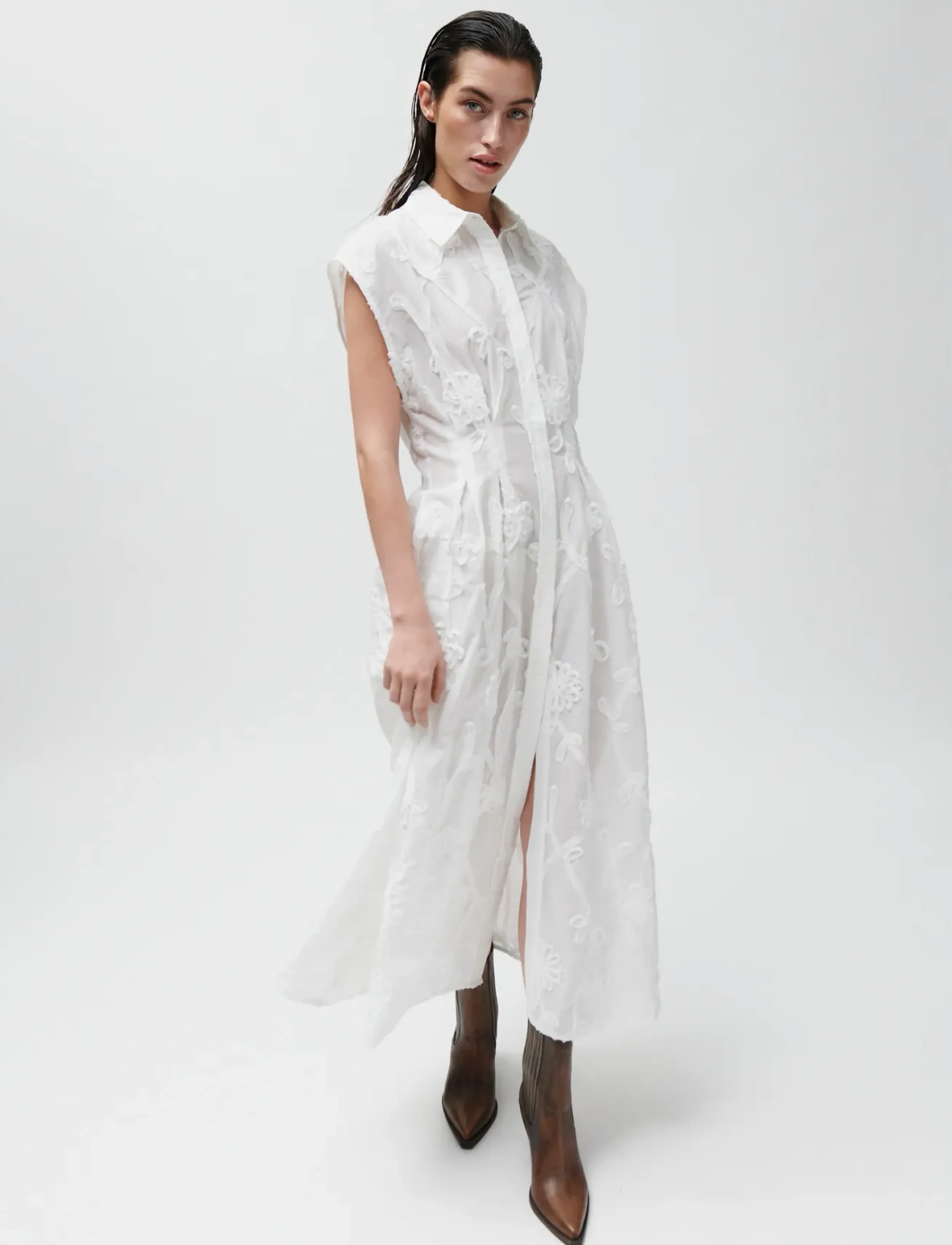 2NDDAY 2ND Jamie - Crisp Summer Shirting - Inspiration - BRILLIANT WHITE / white