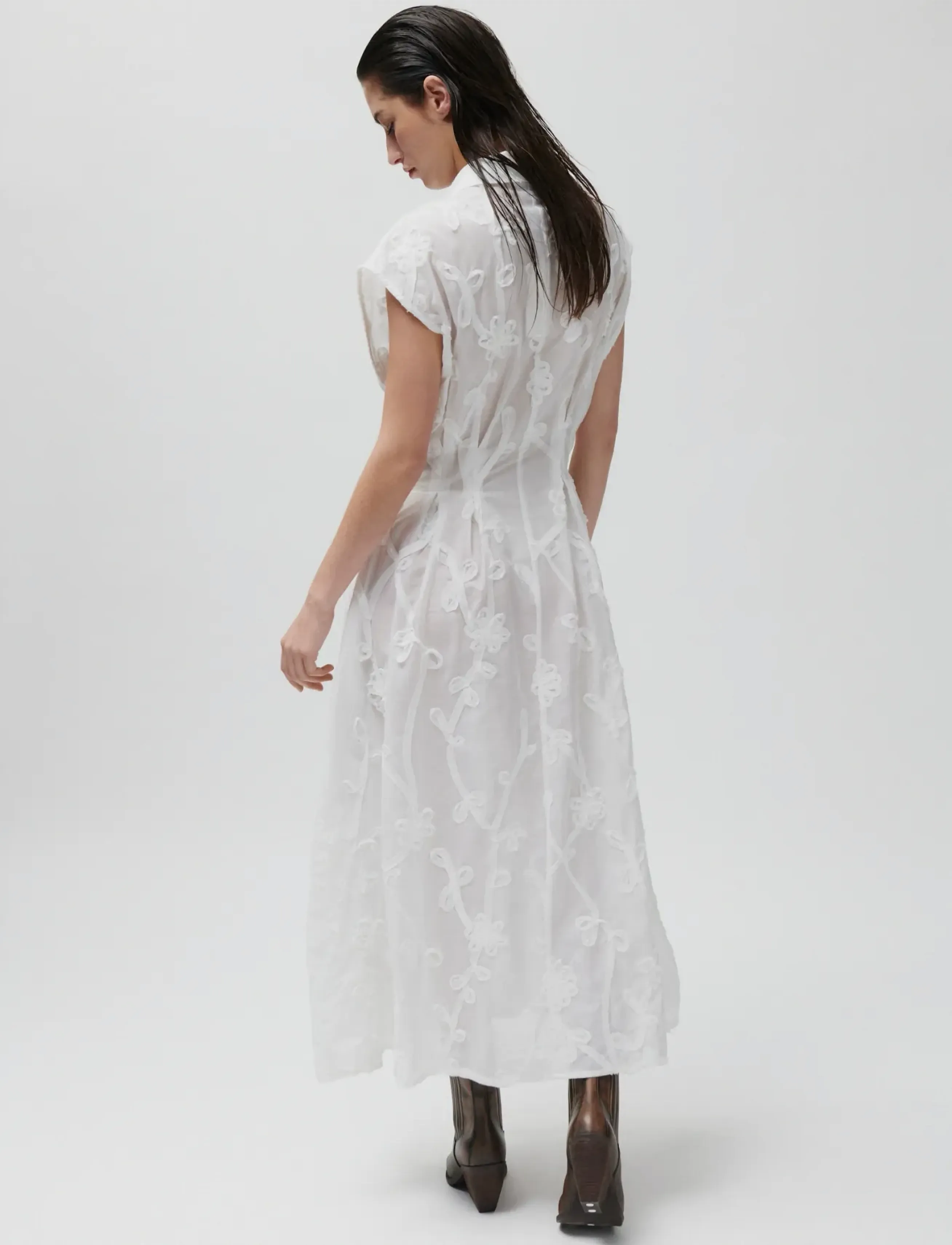 2NDDAY - 2ND Jamie - Crisp Summer Shirting - cocktailklänningar - brilliant white - 3