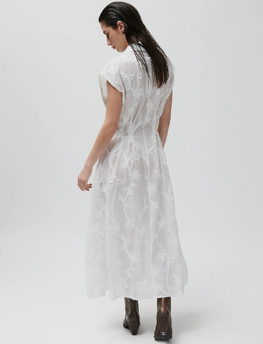 2NDDAY - 2ND Jamie - Crisp Summer Shirting - cocktailklänningar - brilliant white - 3