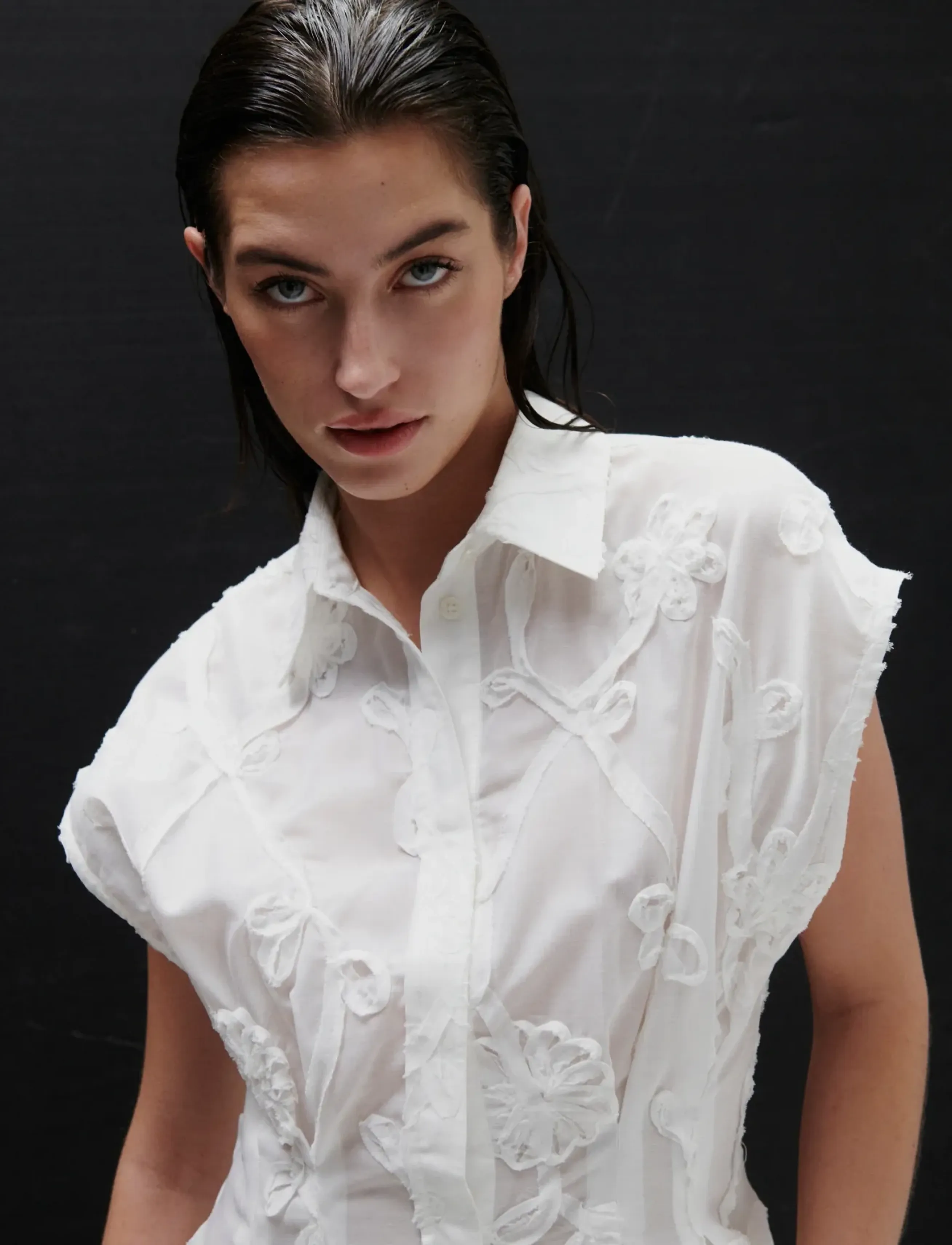 2NDDAY - 2ND Jamie - Crisp Summer Shirting - cocktailklänningar - brilliant white - 4