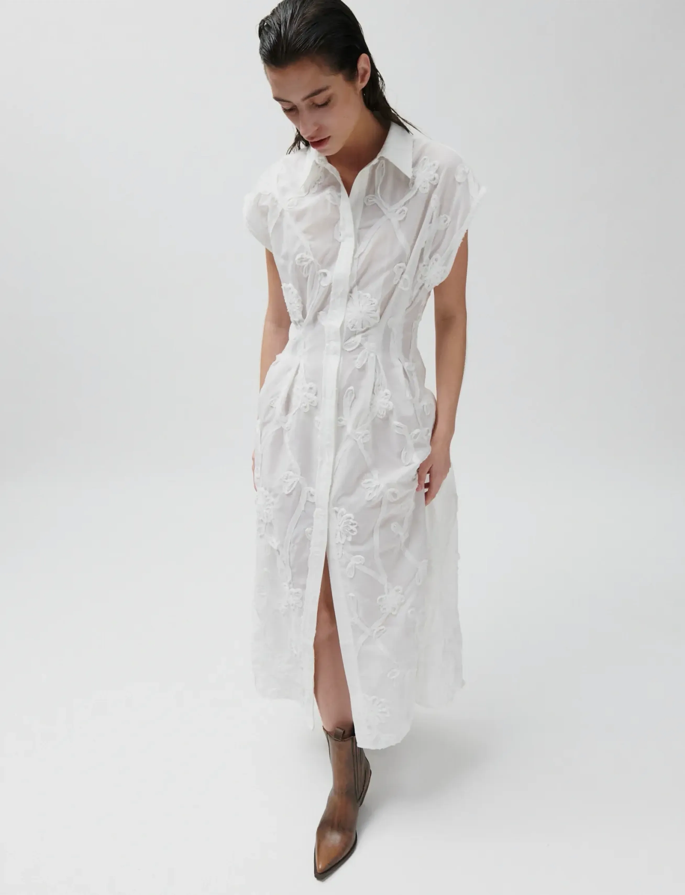 2NDDAY 2Nd Jamie Crisp Summer Shirting midiklänningar dam – bild 5