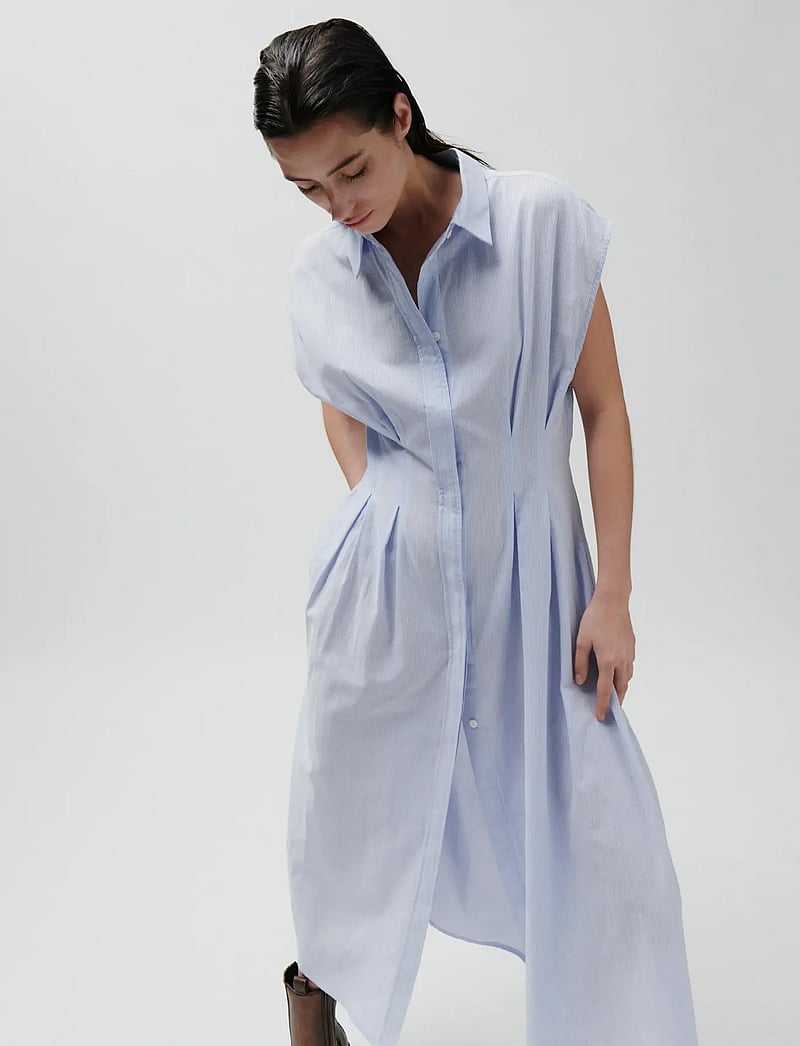 2NDDAY - 2ND Jamie - Crisp Summer Shirting - kokteilikleidid - serenity - 3