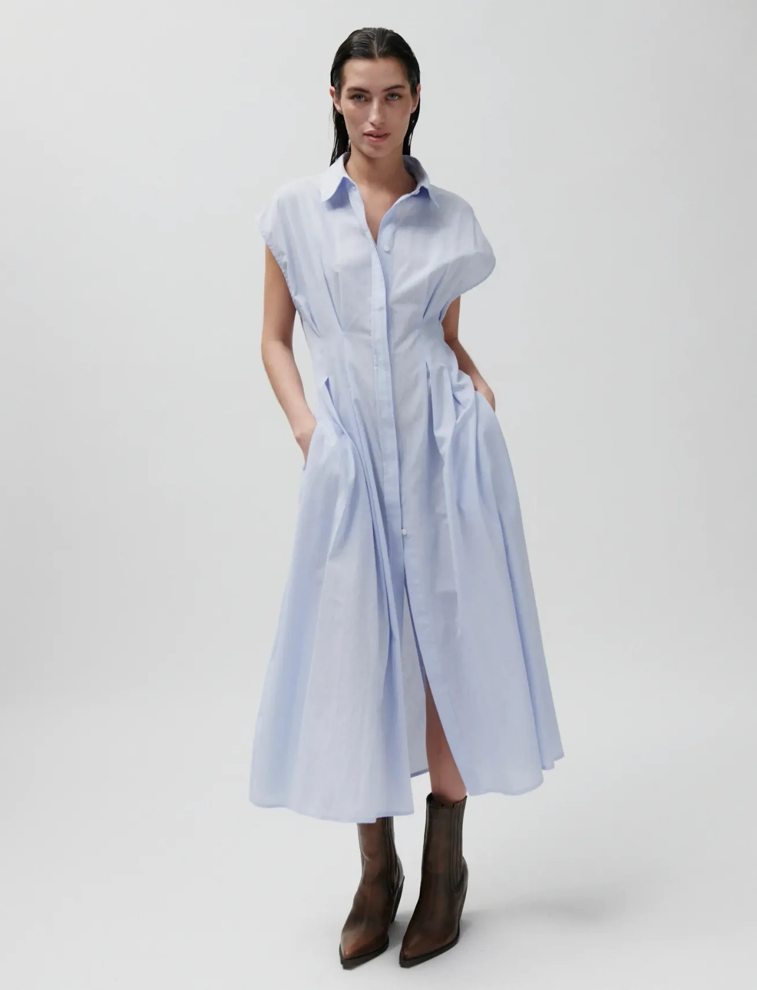 2NDDAY 2Nd Jamie Crisp Summer Shirting midiklänningar dam – bild 5
