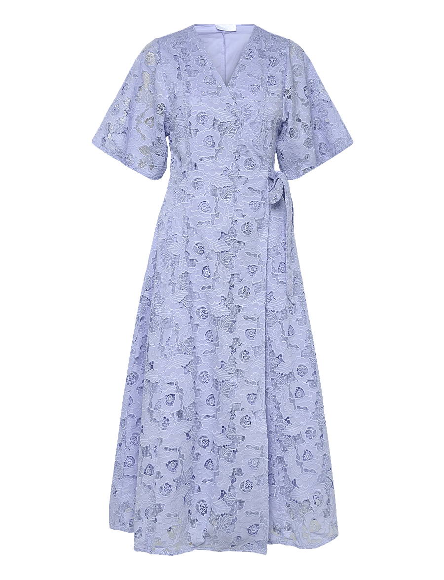2NDDAY - 2ND Hunter - Broderi Anglaise Mix - cocktail-kjoler - cashmere blue - 1